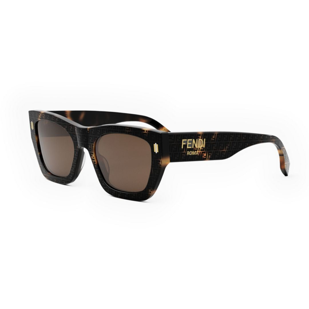 Oversized Tortoiseshell Sunglasses with Subtle Branding