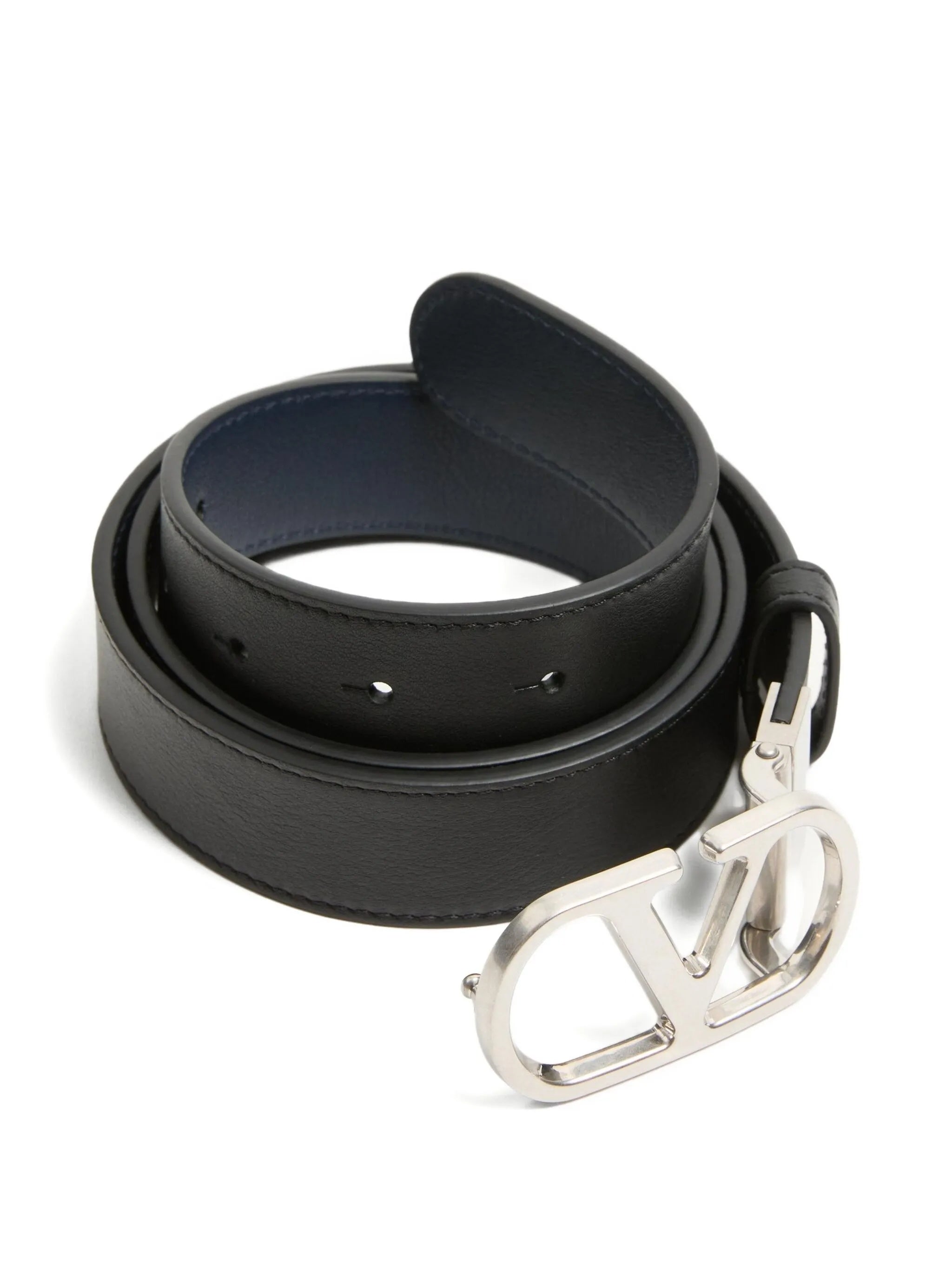 Black/Navy Belt H. 30 Reversible Belt