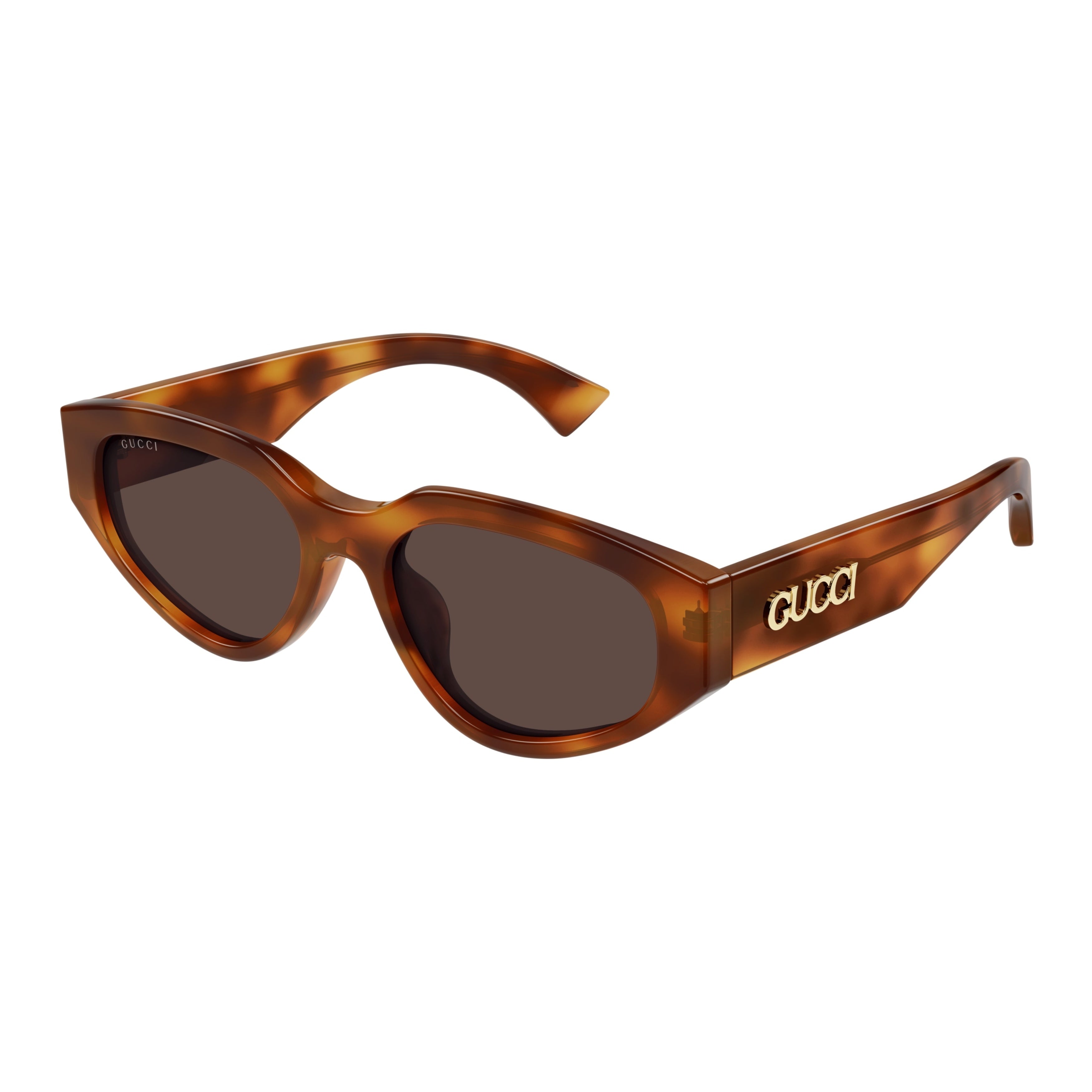 Gg1845sa Cat-eye Brown Tortoiseshell Sunglasses