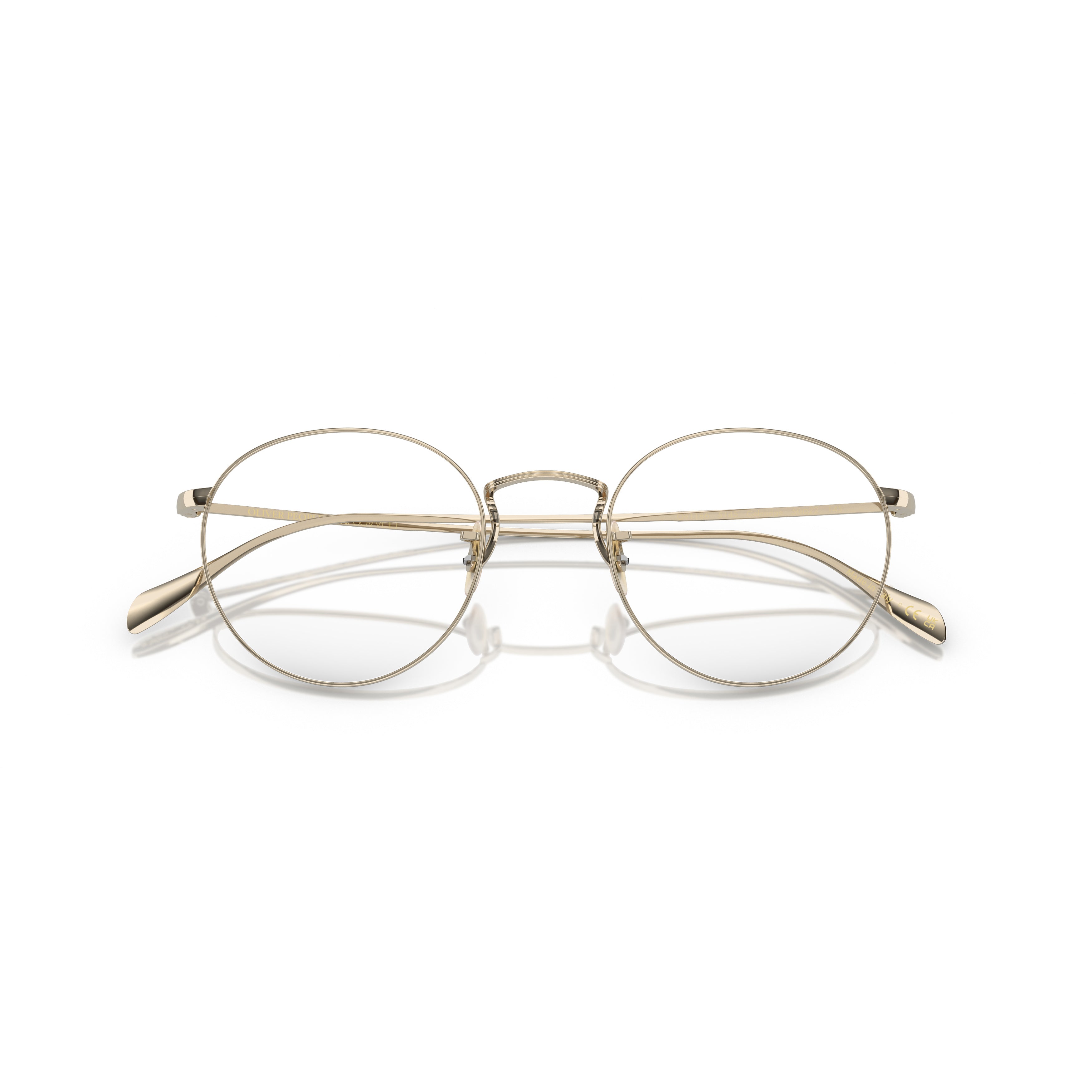 0ov1186 Thin Round Metal Frame Eyeglasses with Double Bridge