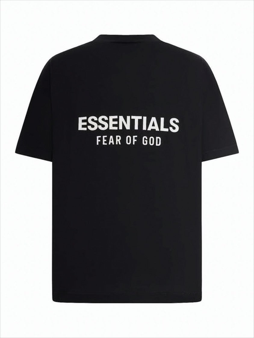 Relaxed Fit Black T-Shirt With Essential Branding