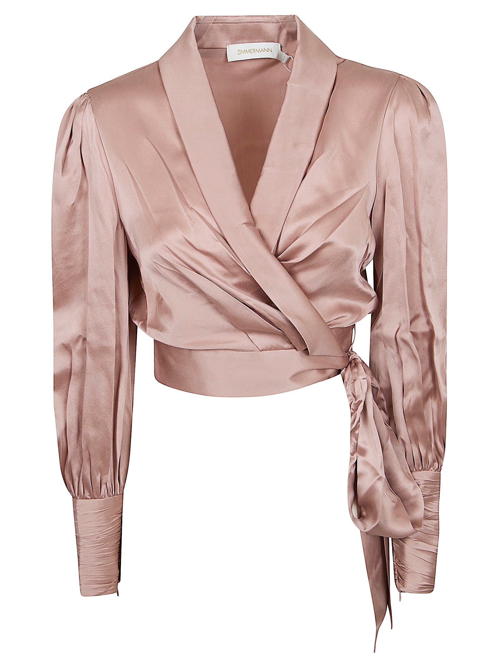 Silk Wrap Top