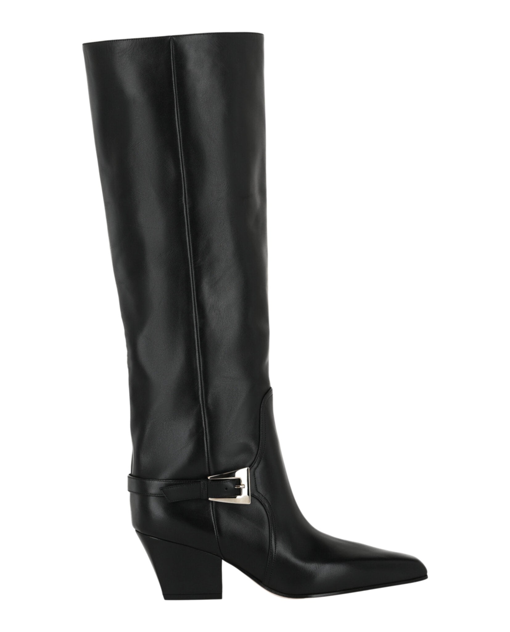 Jane Buckle Knee-High Boots