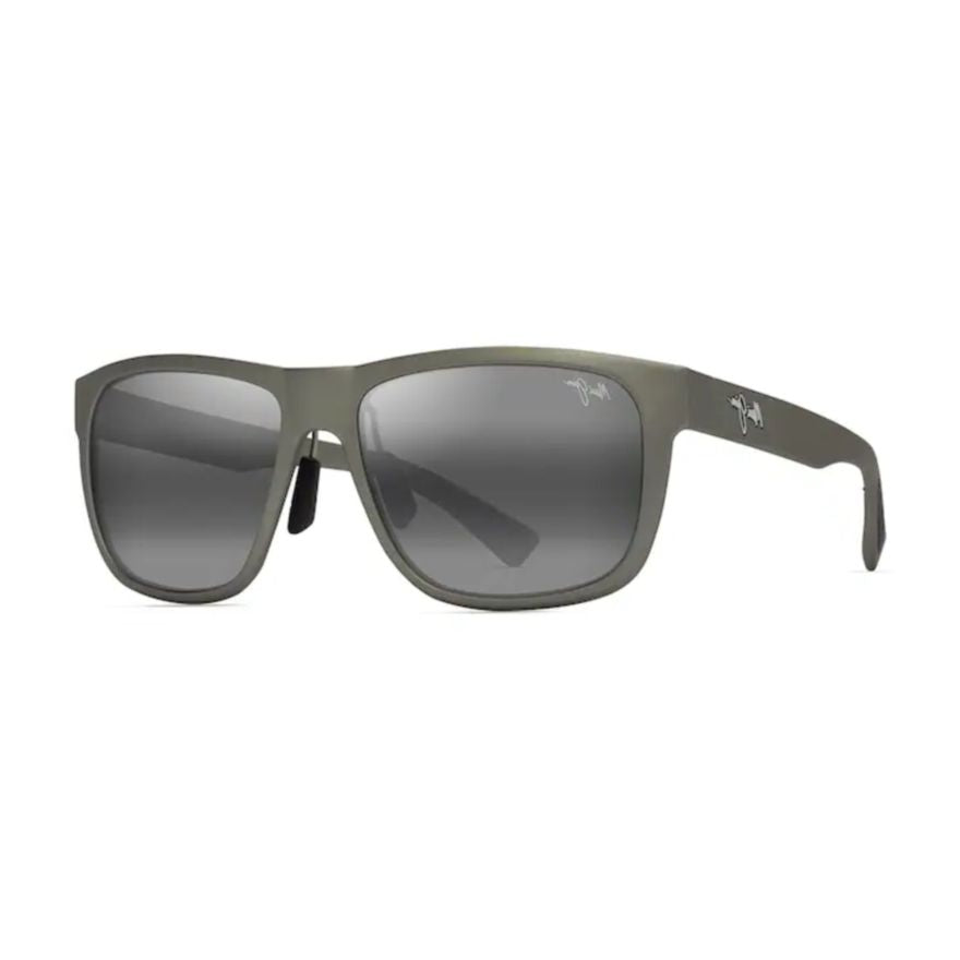 Puakea Rectangular Matte Finish Sunglasses with Gradient Lenses