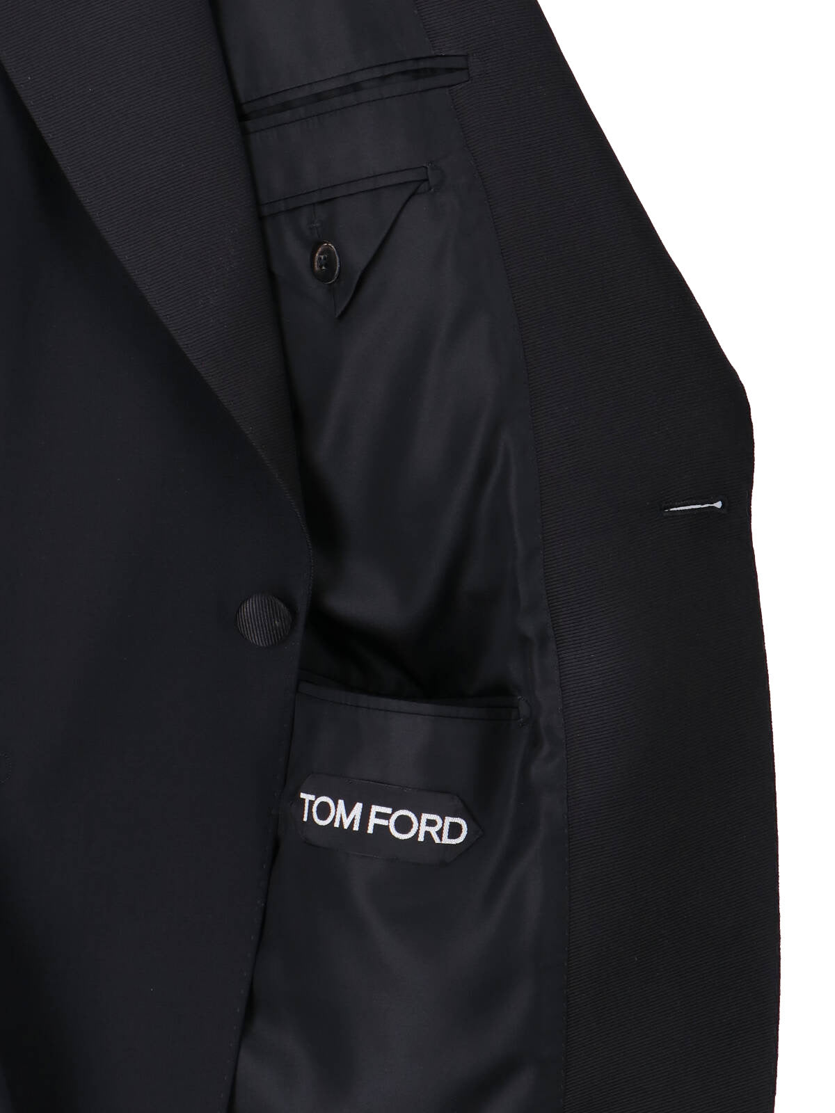 Tailored Black Jacket with Classic Collar