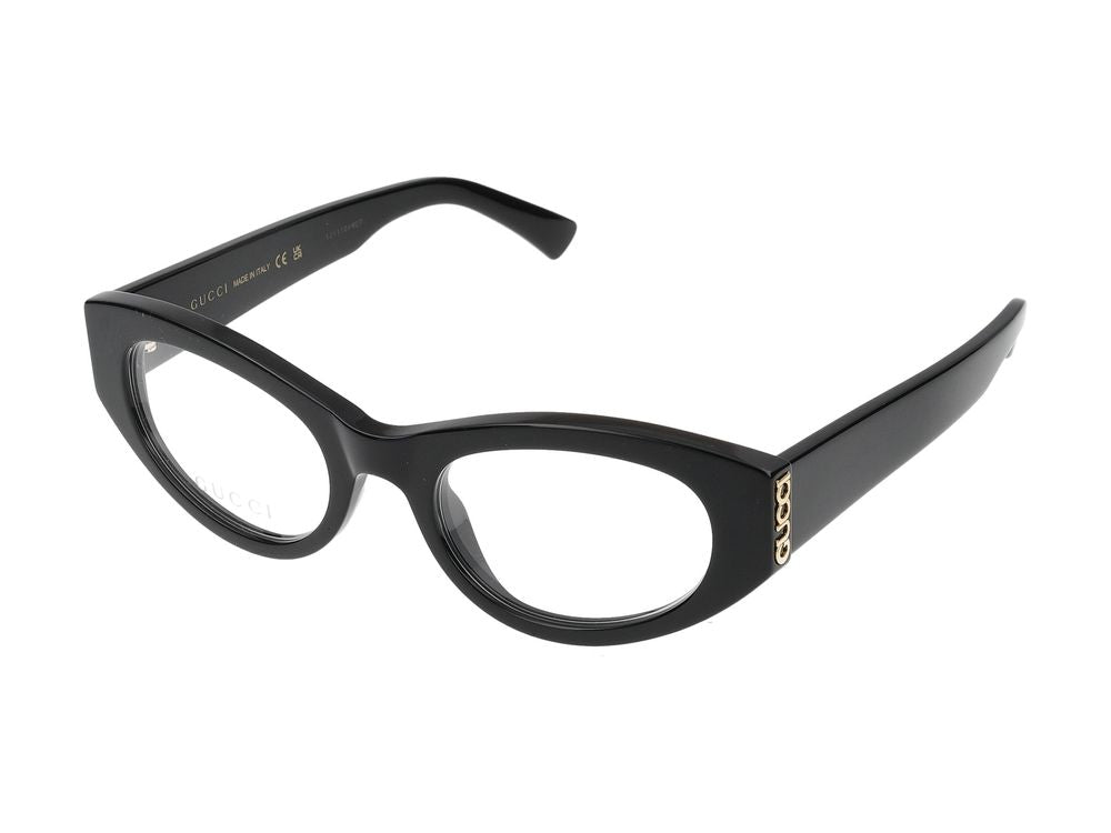 Okulary GG2041O 001 czarne przezroczyste 50/20/140