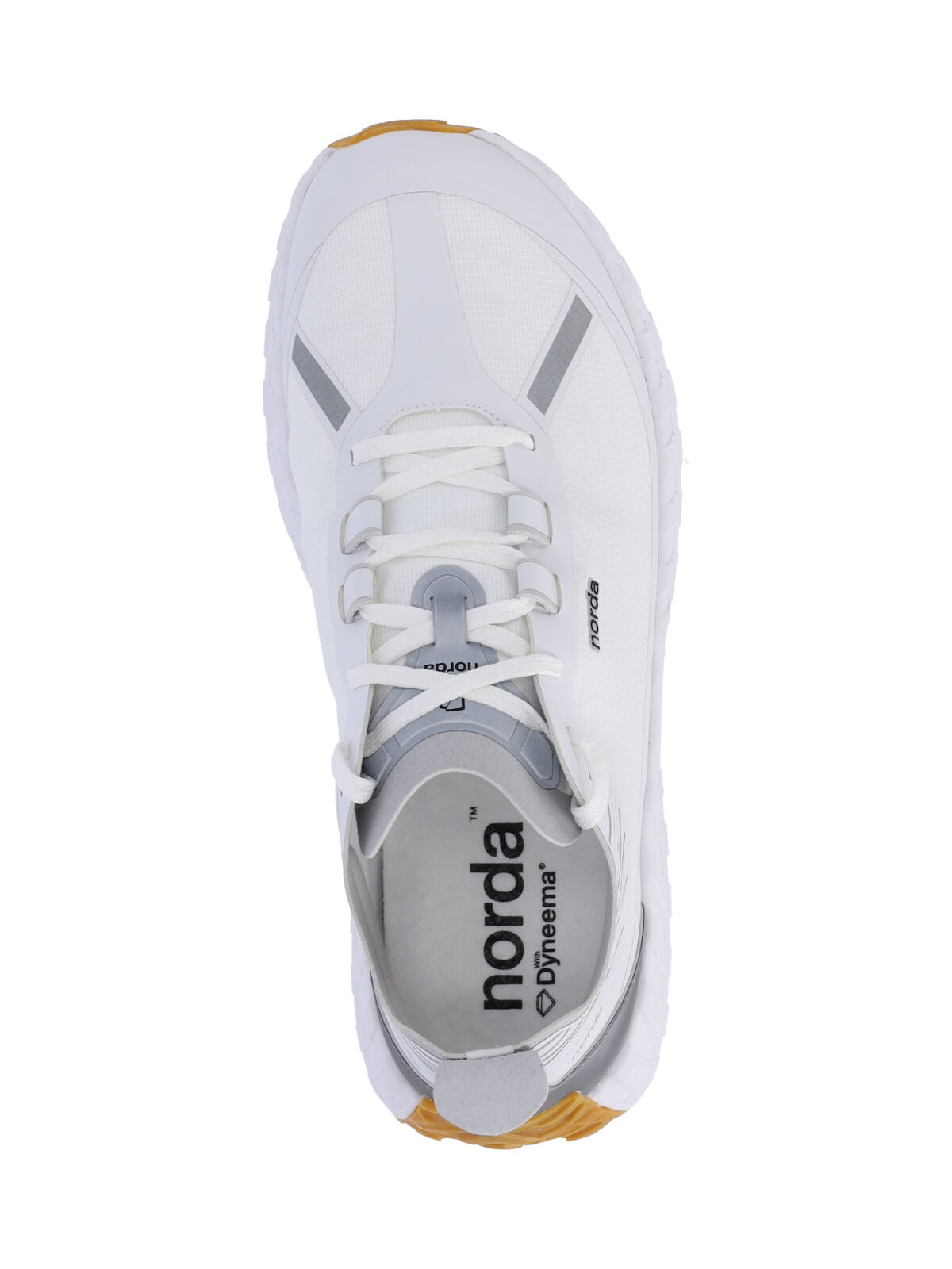 Streamlined White Sneakers With Subtle Grey Accents