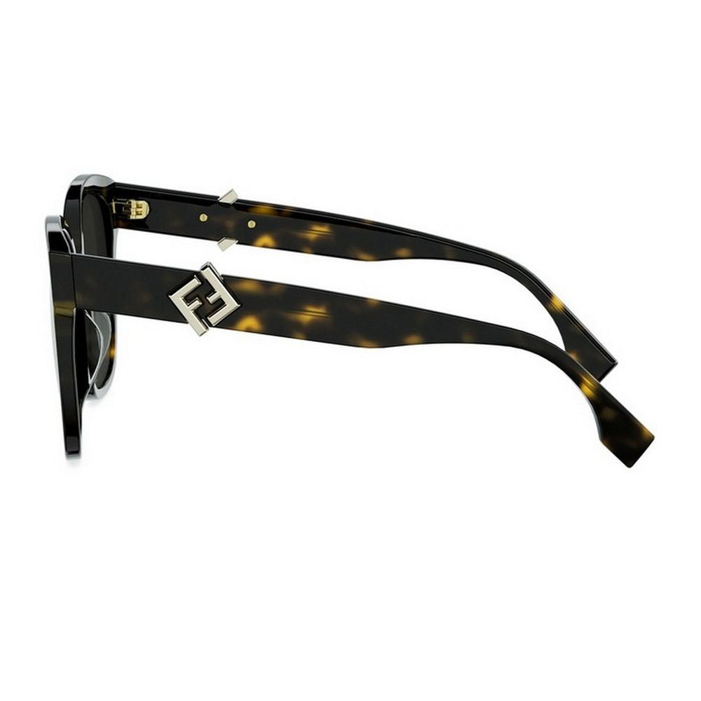 Ff Diamonds Oversized Square Acetate Sunglasses