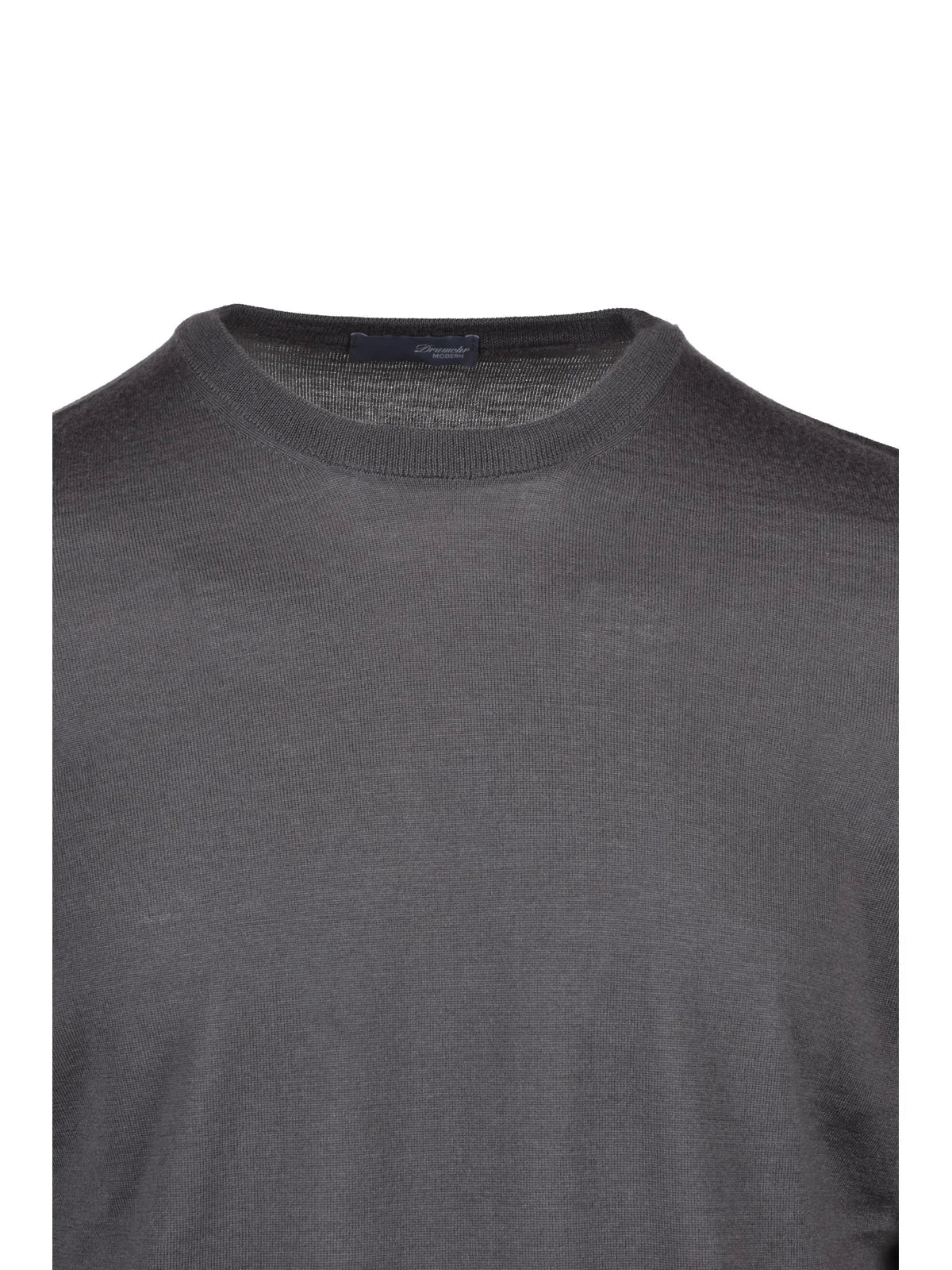 Crew Neck Sweater - Brown