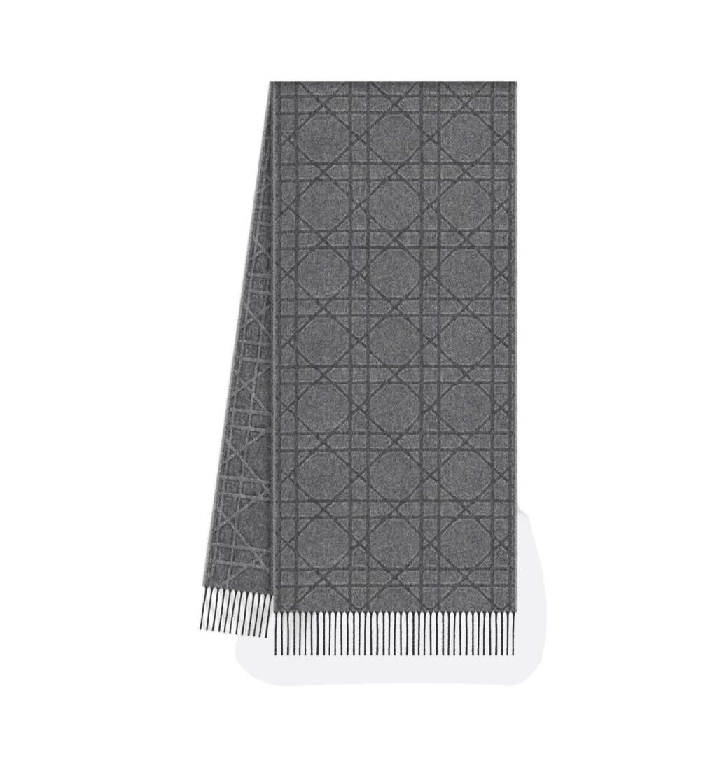 Paph Geometric Pattern Cashmere Scarf