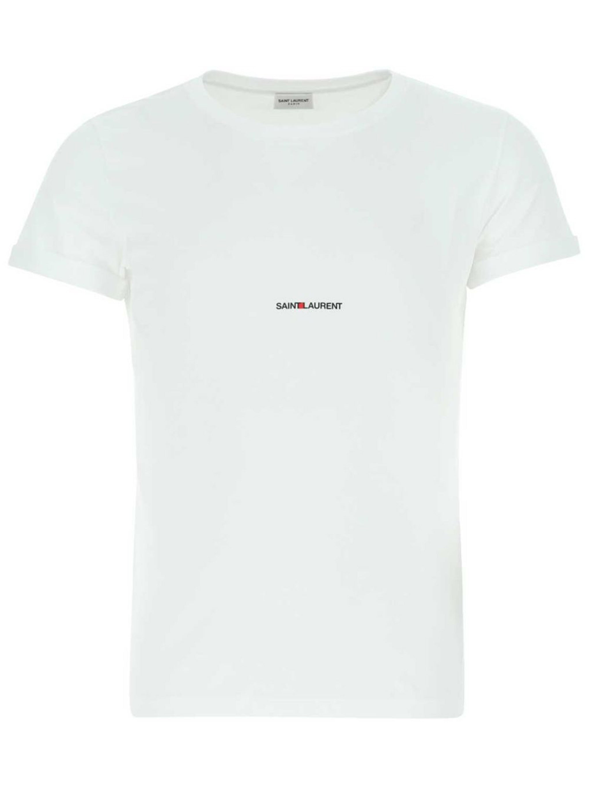 White Organic Cotton Raw Hem T-Shirt