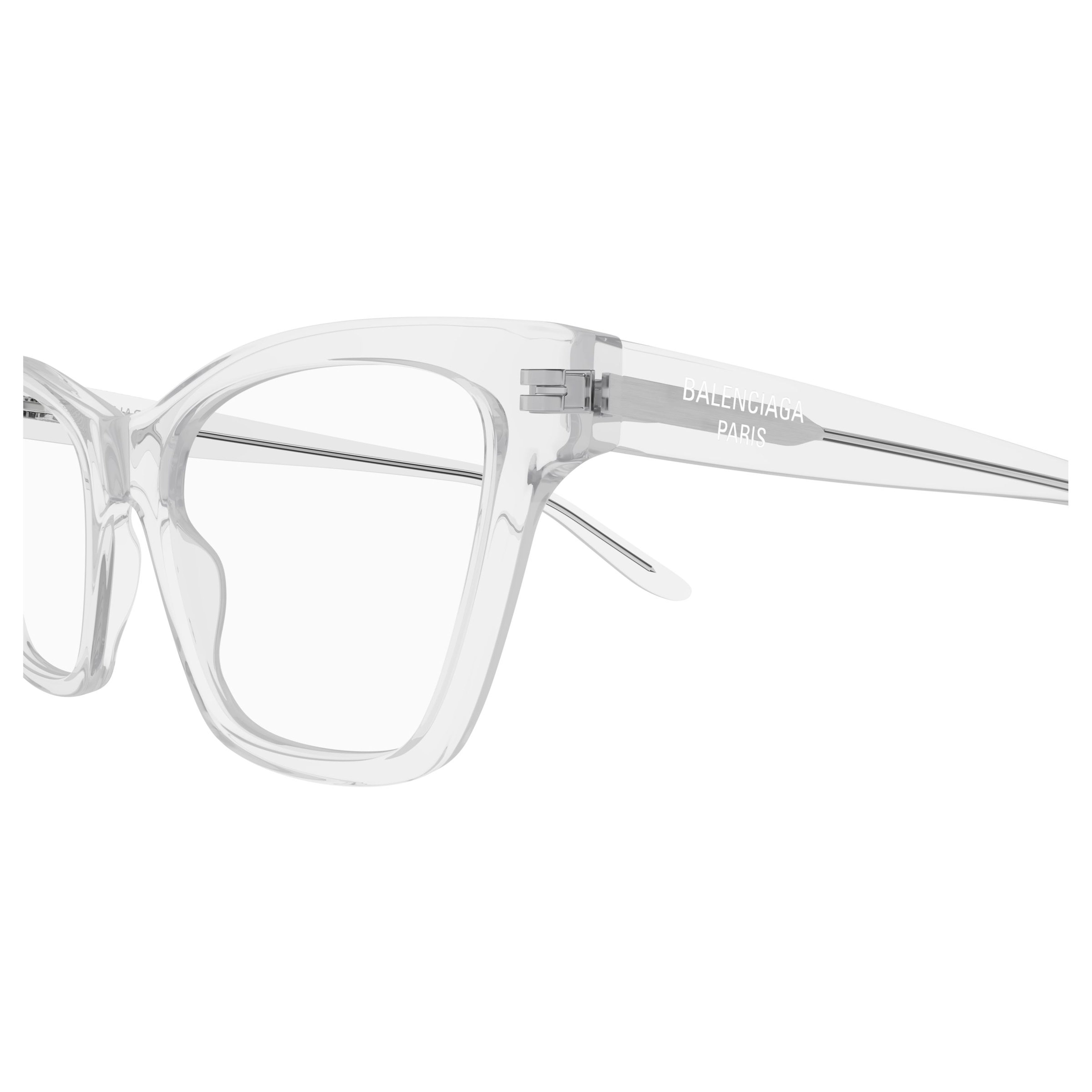 Bb0440o Transparent Acetate Square Frame Eyeglasses