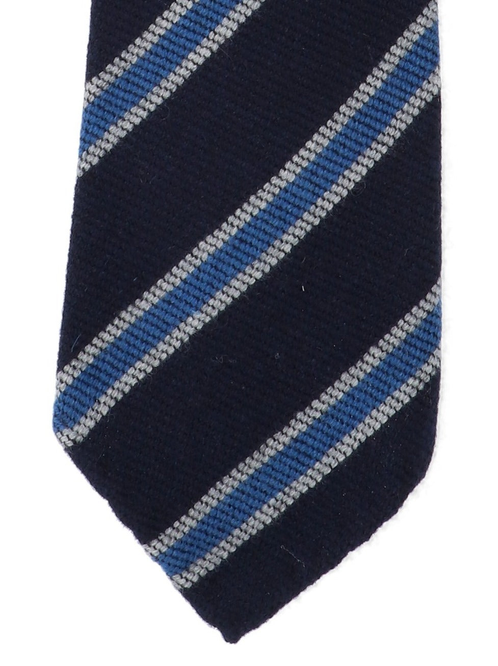 Striped Tie – Navy