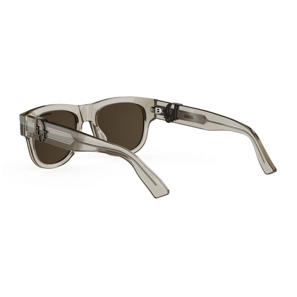 Oblique S4I Transparent Beige Square Glasses