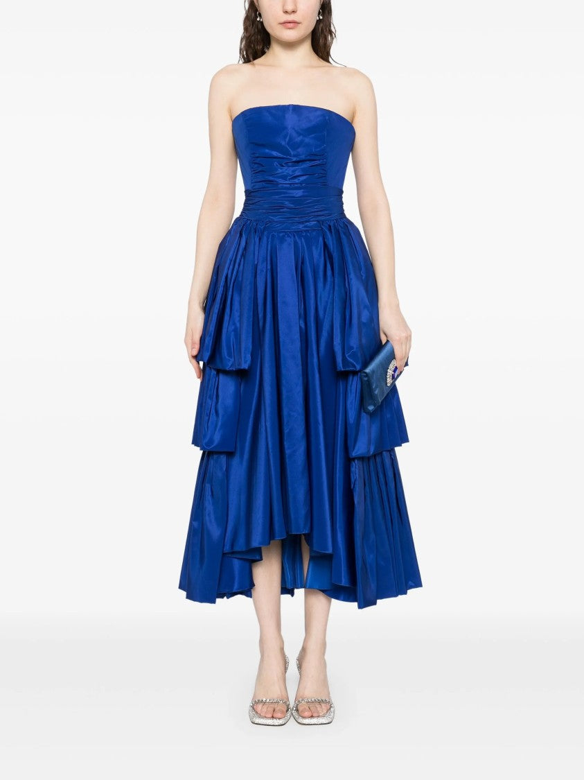 Strapless Taffeta Dress
