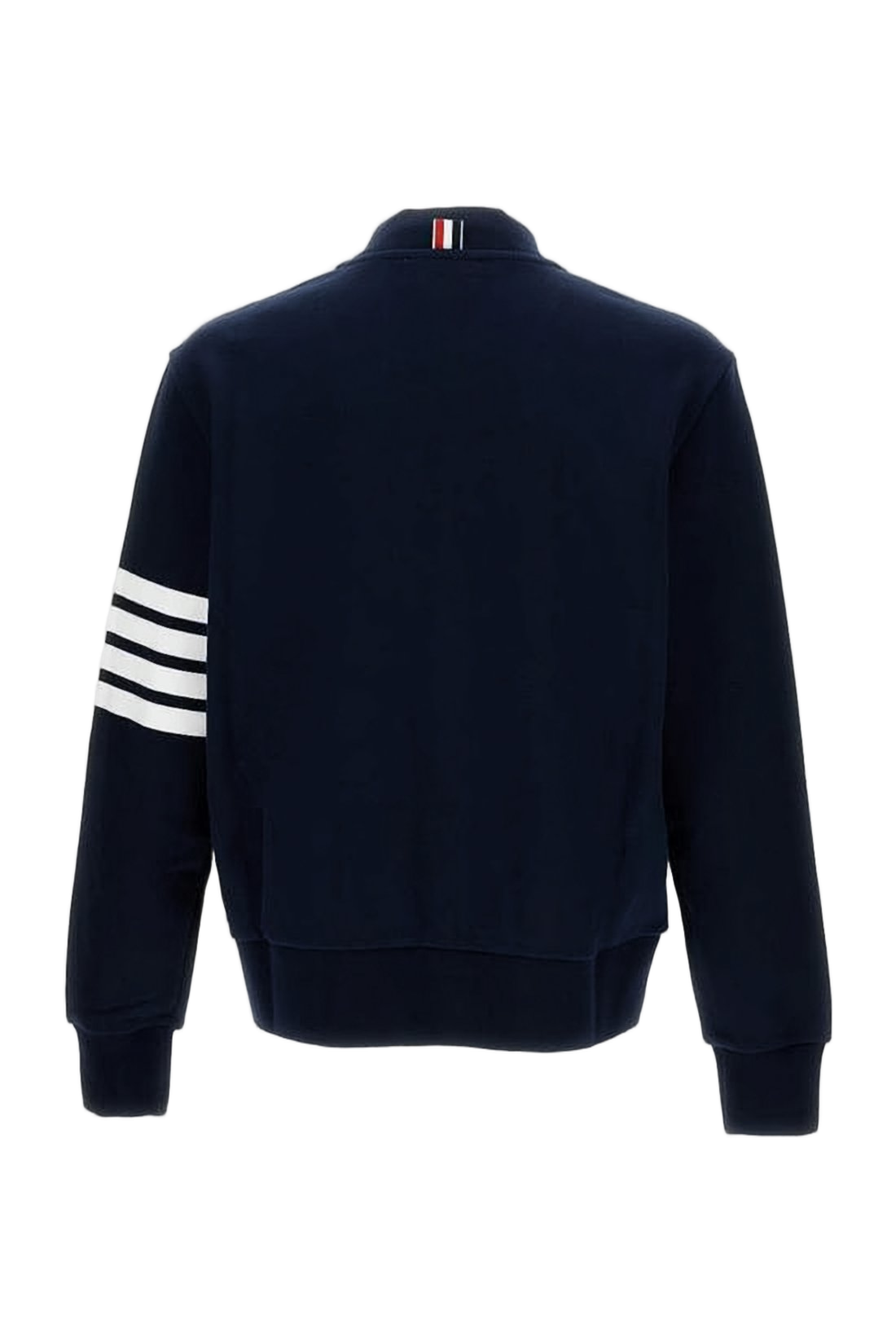 Cropped Cotton Jacket With Zipper Closure