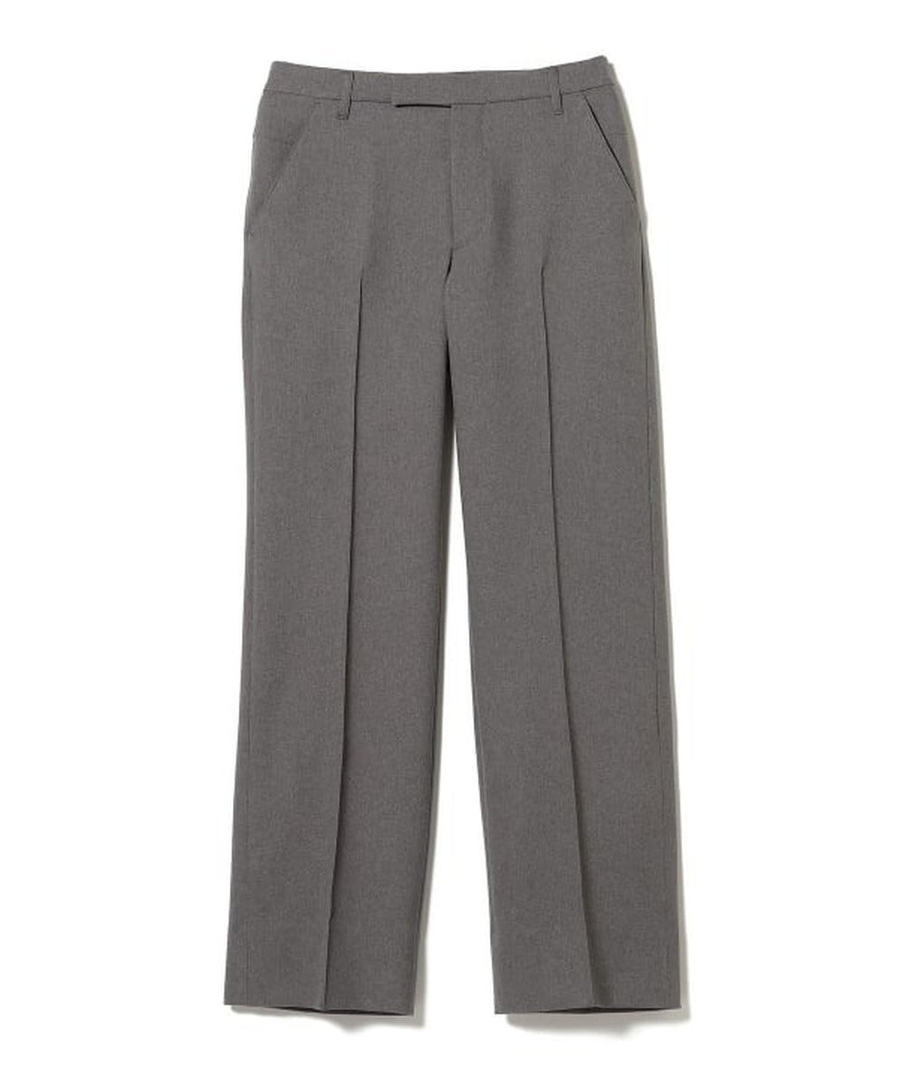 Semi-Wide Grey Trousers With Straight Silhouette