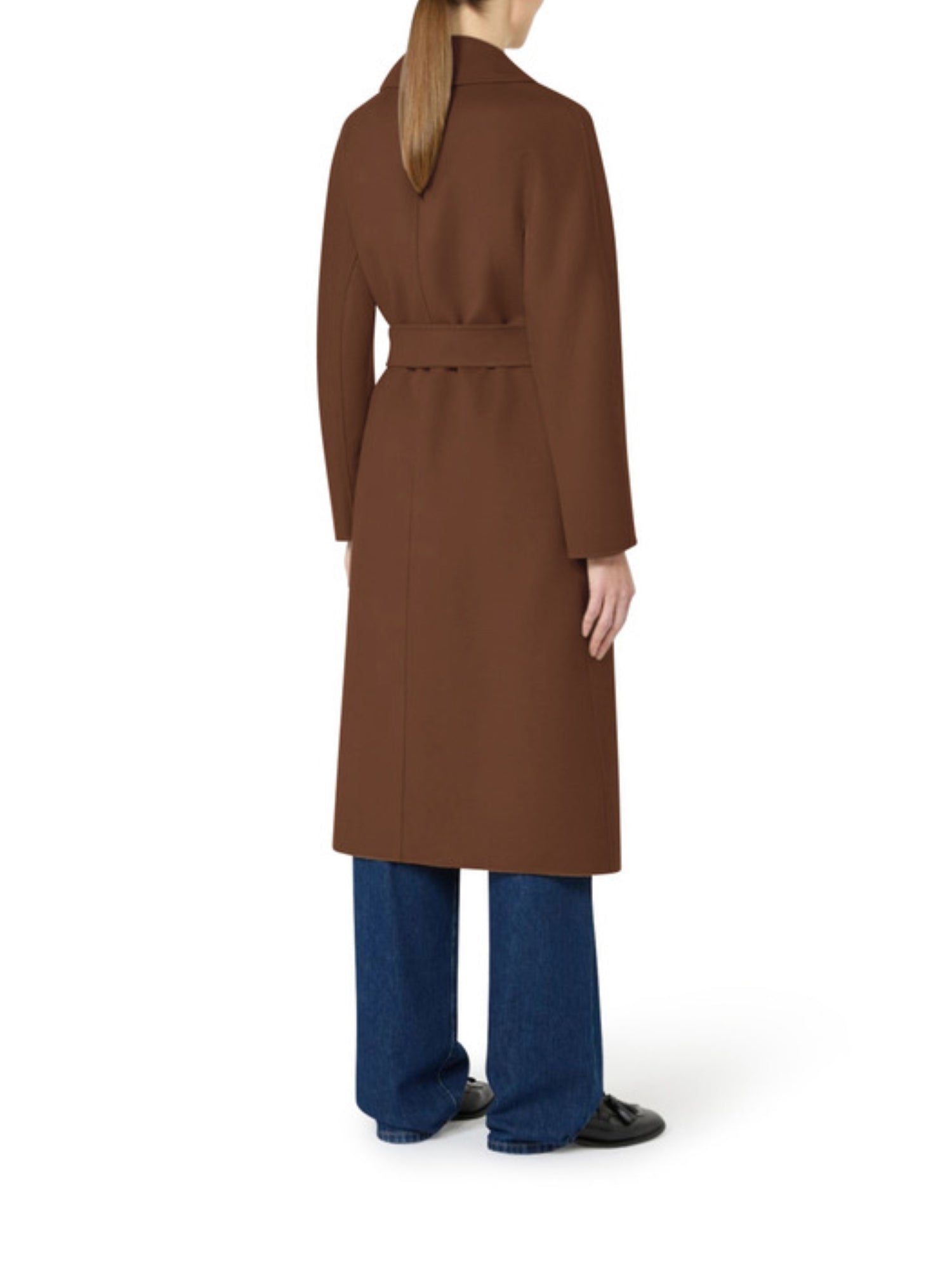 Wrap Coat with Self-Tie Belt