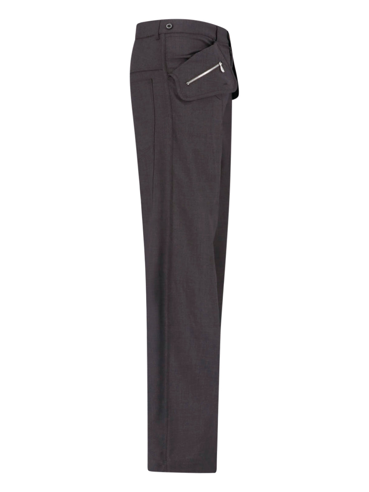Brown Komlo Straight-Leg Virgin Wool Trousers