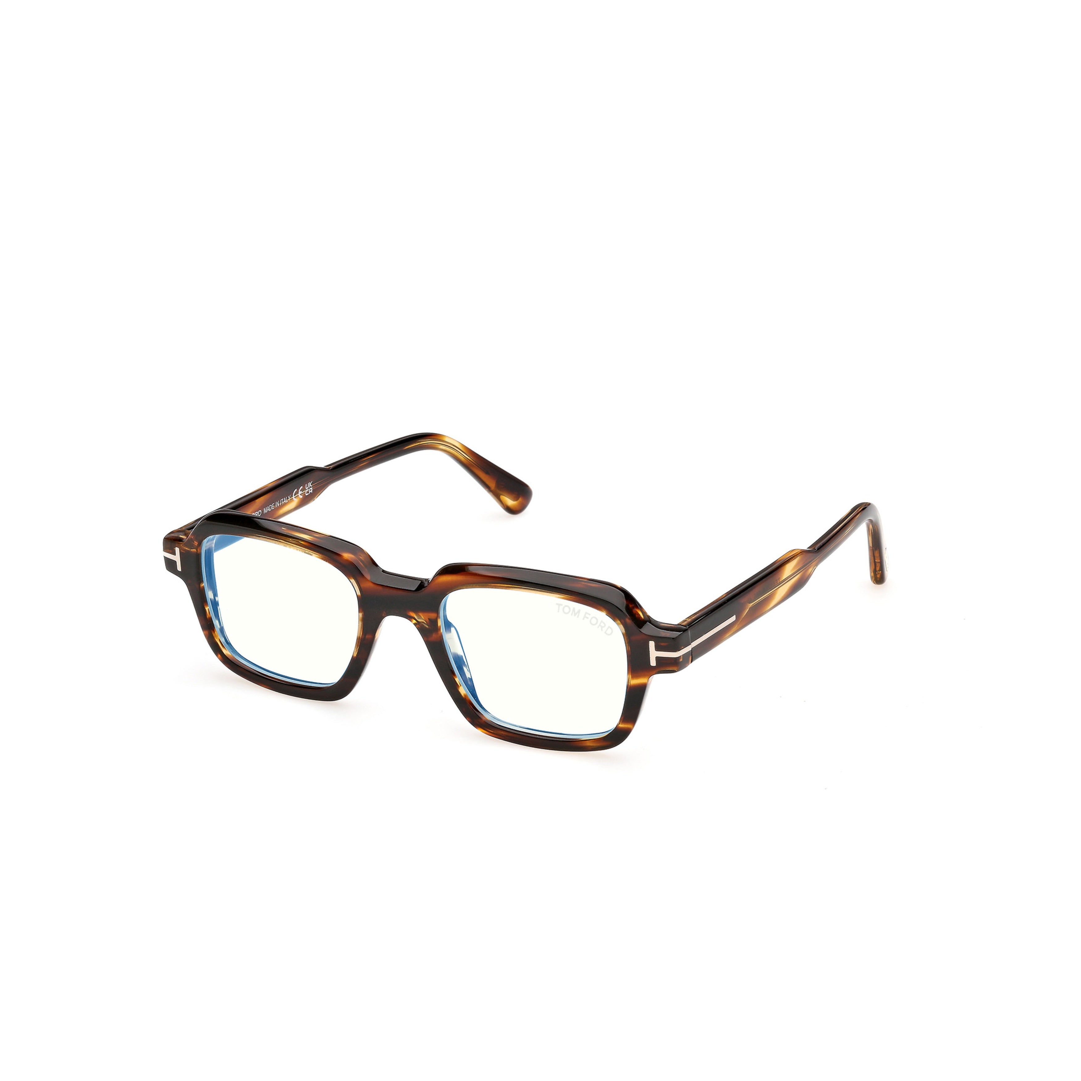 Ft6123-B Rectangular Tortoiseshell Eyeglasses