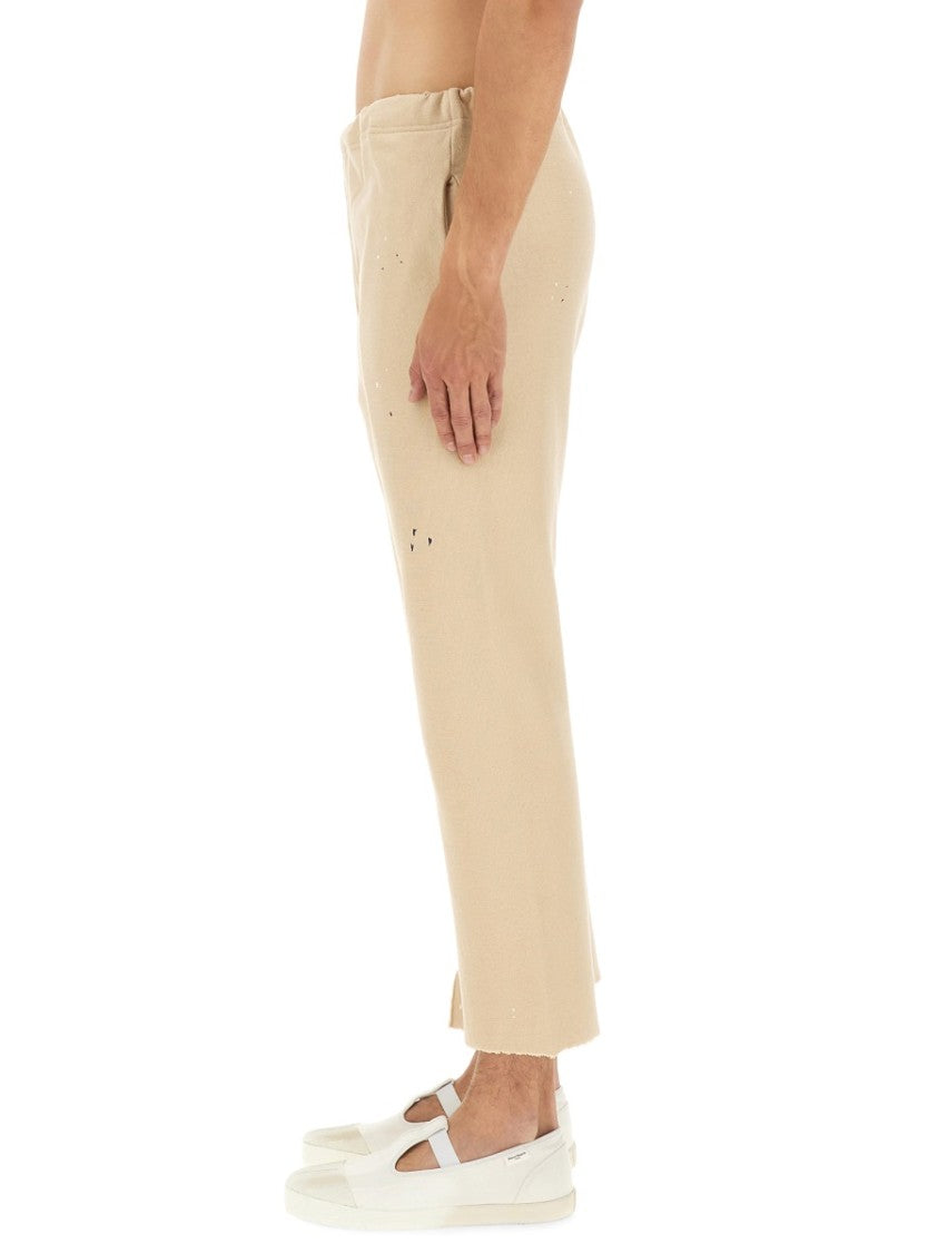 Relaxed Fit Wide Leg Cotton Pants