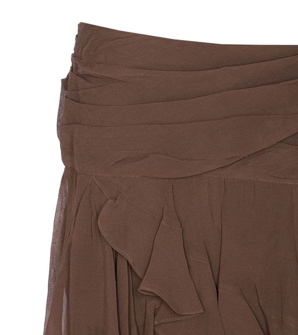 Vibrant Green Skirt With Minimalistic Silhouette