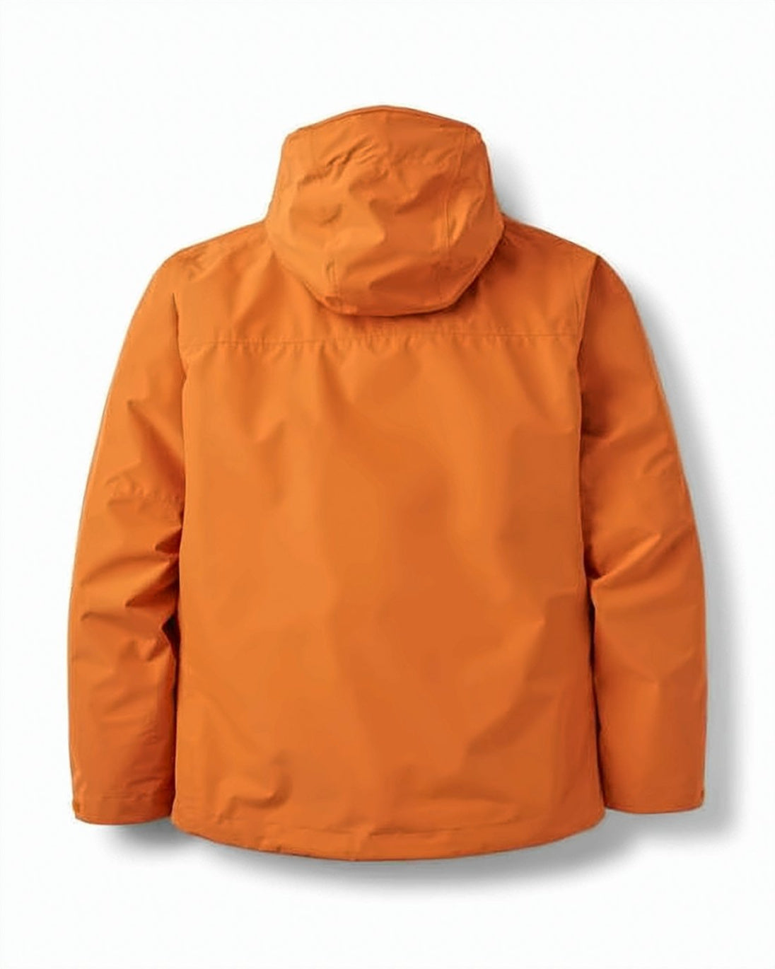 Vibrant Orange Hooded Jacket
