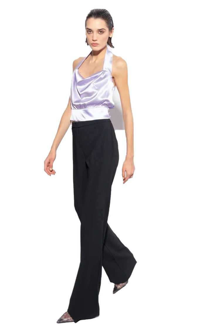 Black Straight Trousers