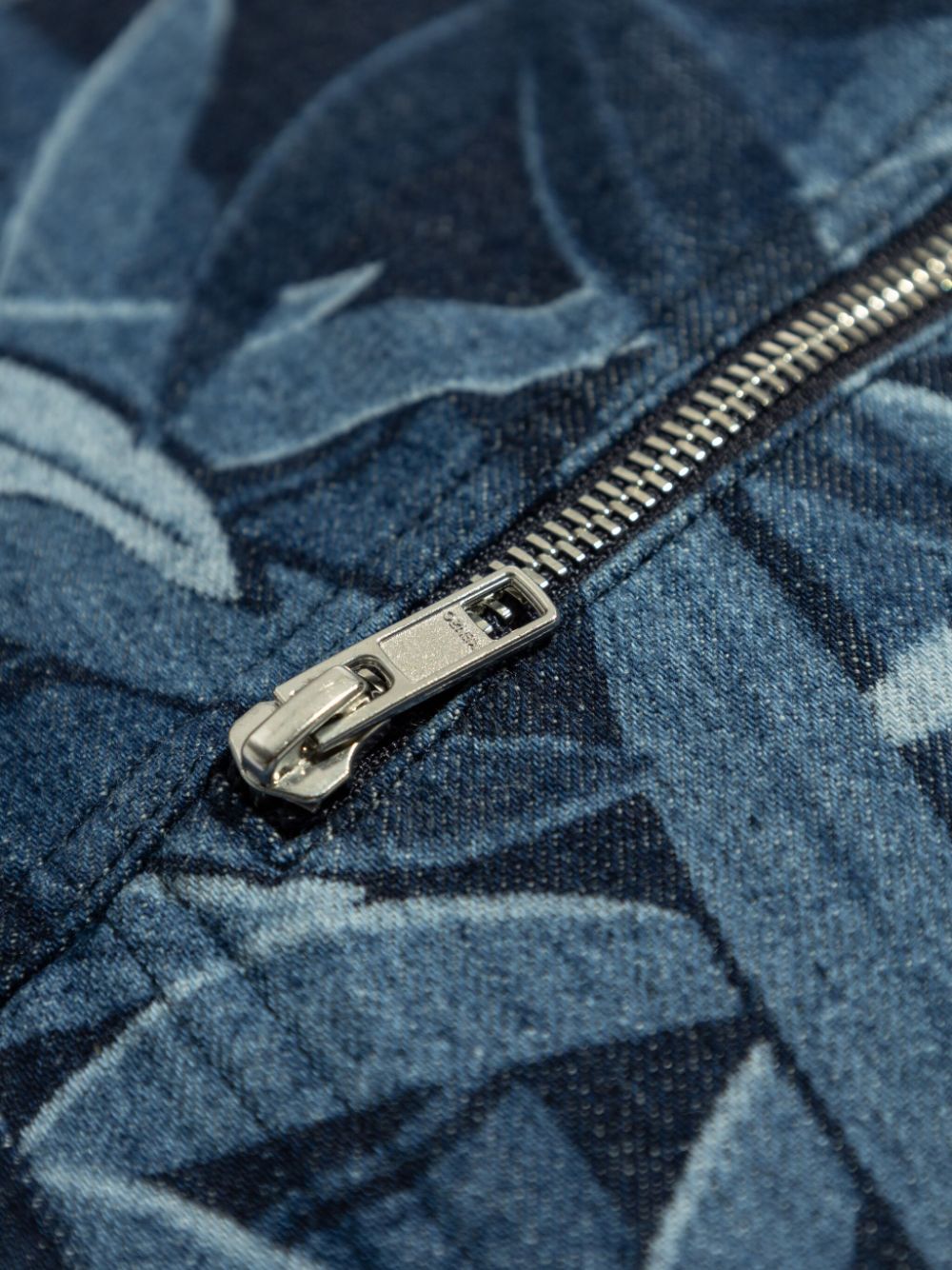 Indigo Blue Zip-Up Jacket