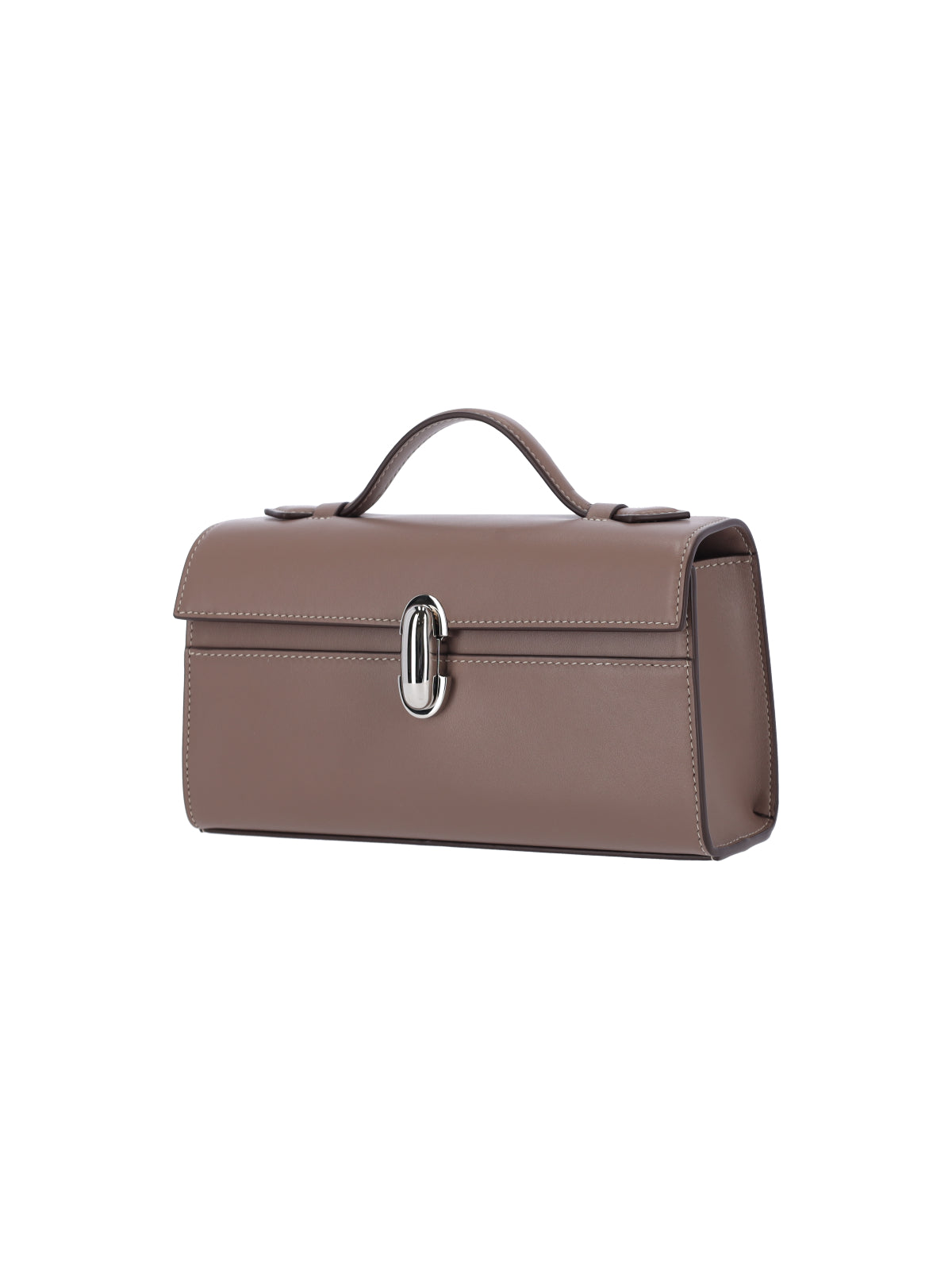 "Symmetry" Clutch Bag Taupe