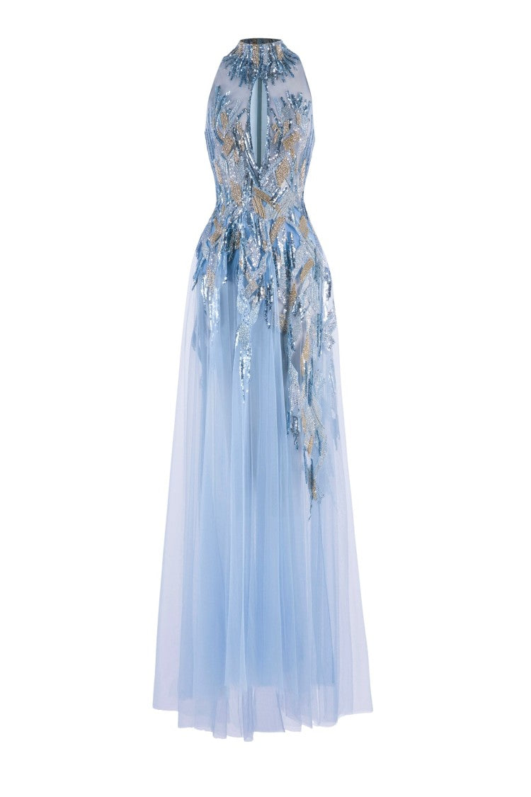 Long Embroidered Dress