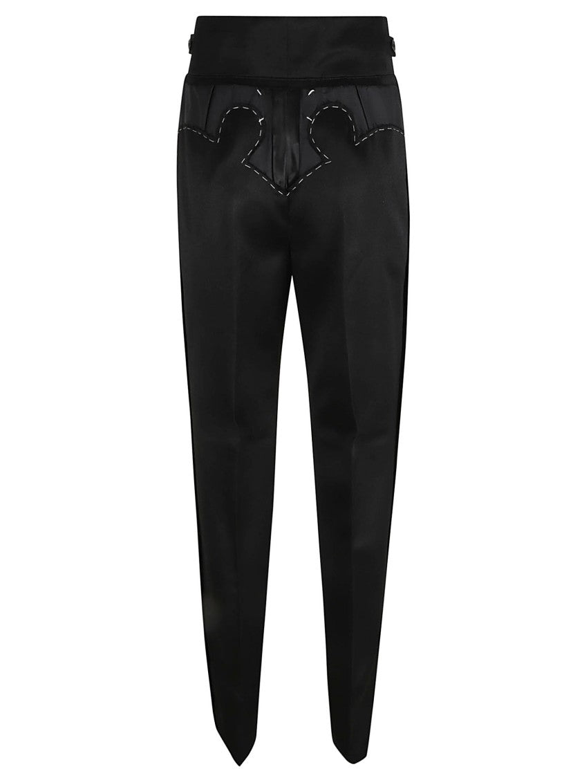 Tailored Black Trousers With High Waist