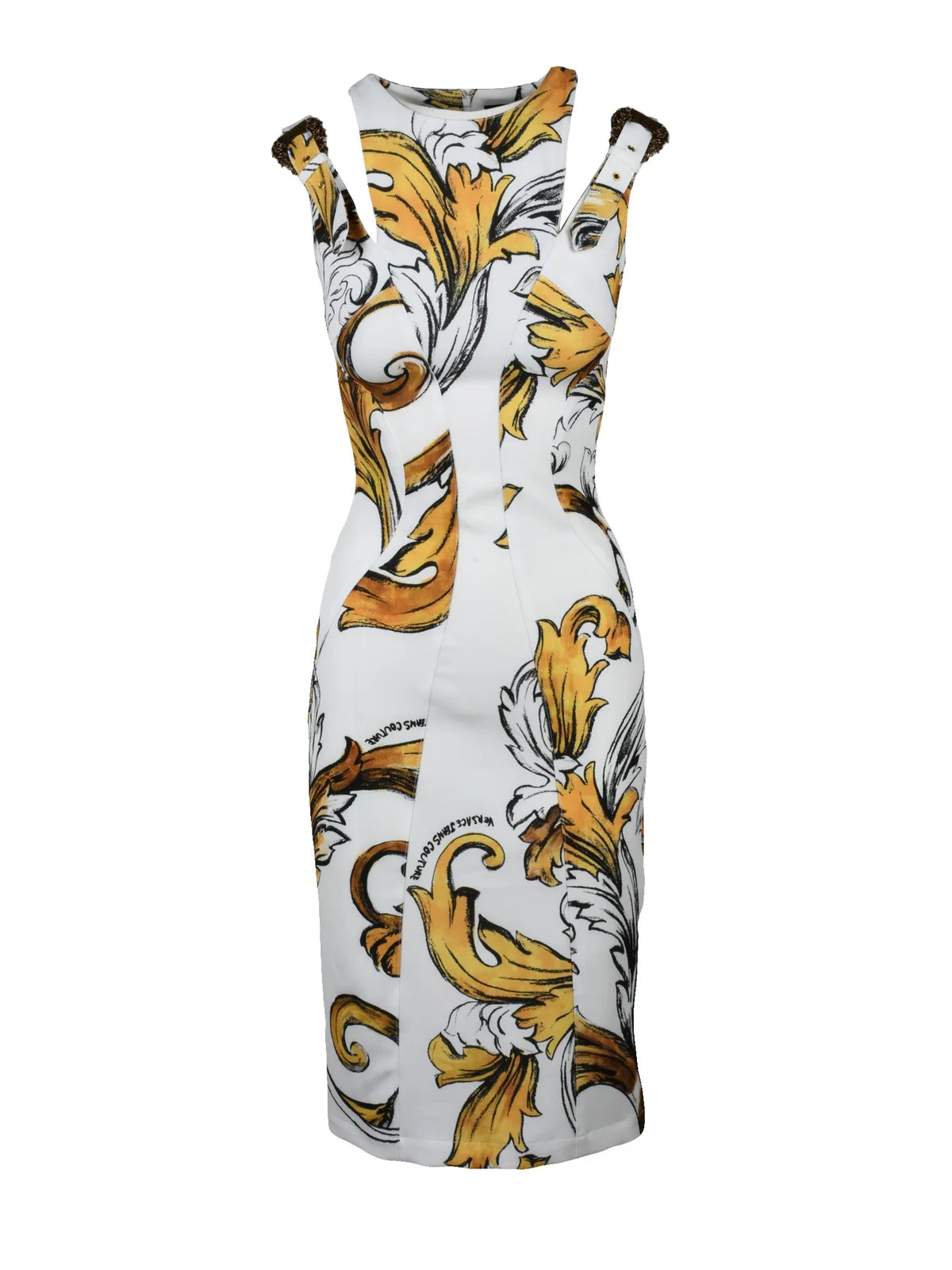 Long Sheath Dress - White