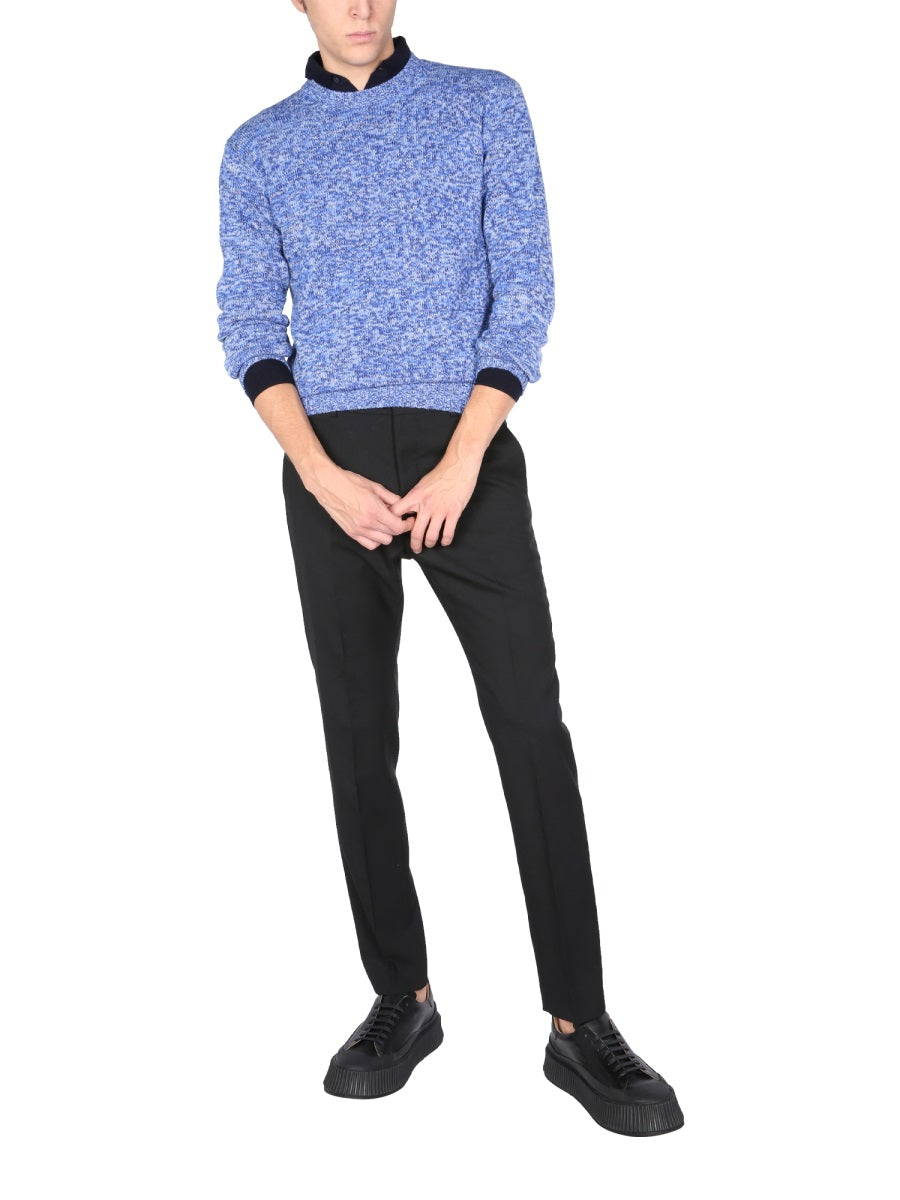 Crew Neck Wool Sweater