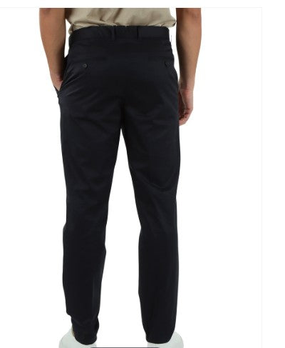 Blue Perin Concealed Zip Trousers