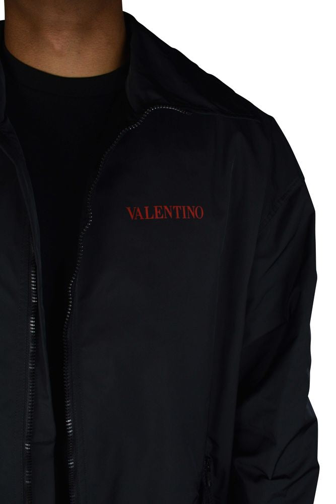 Hooded Waterproof Jacket With Moon Print