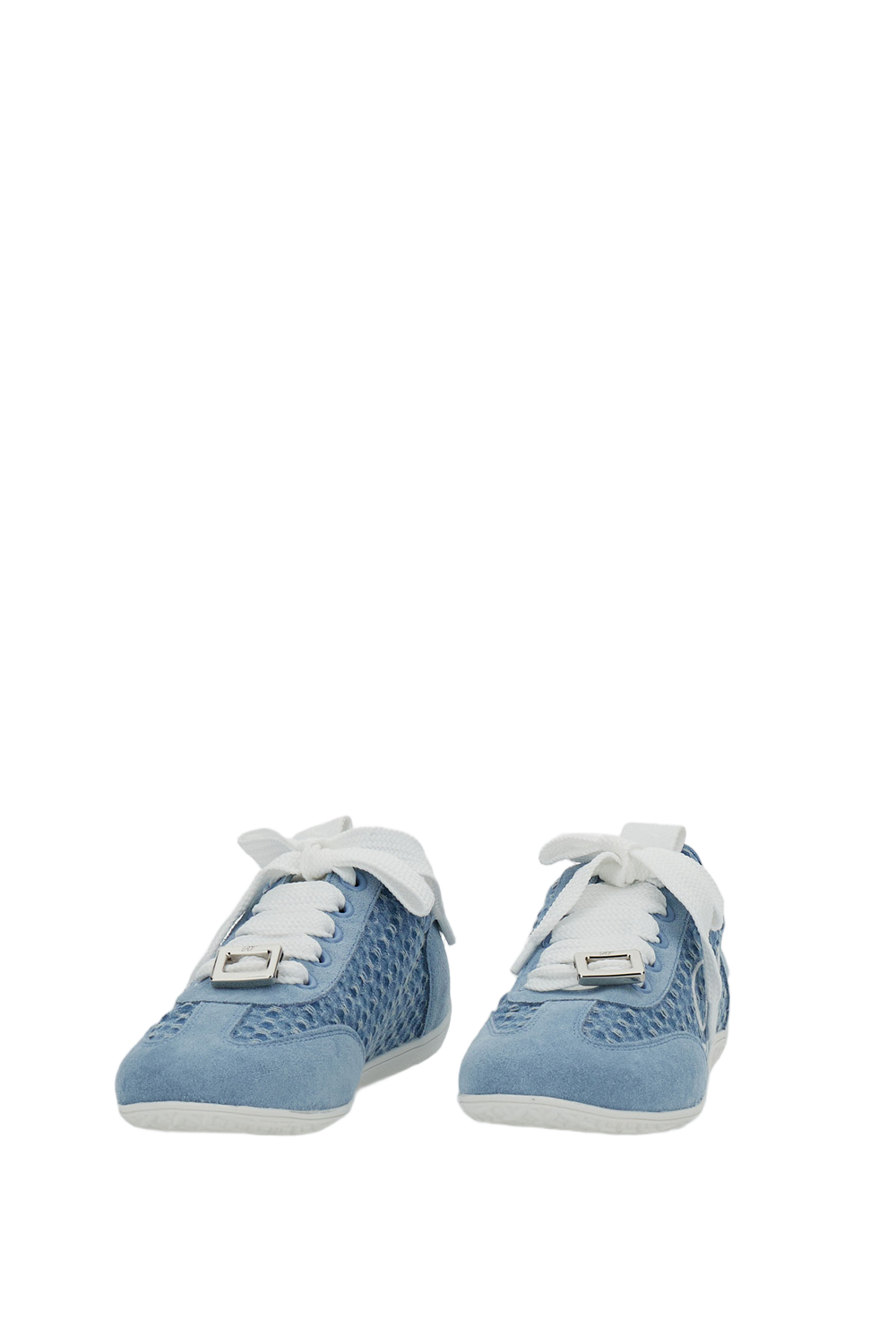 Low-Profile Blue Sneakers