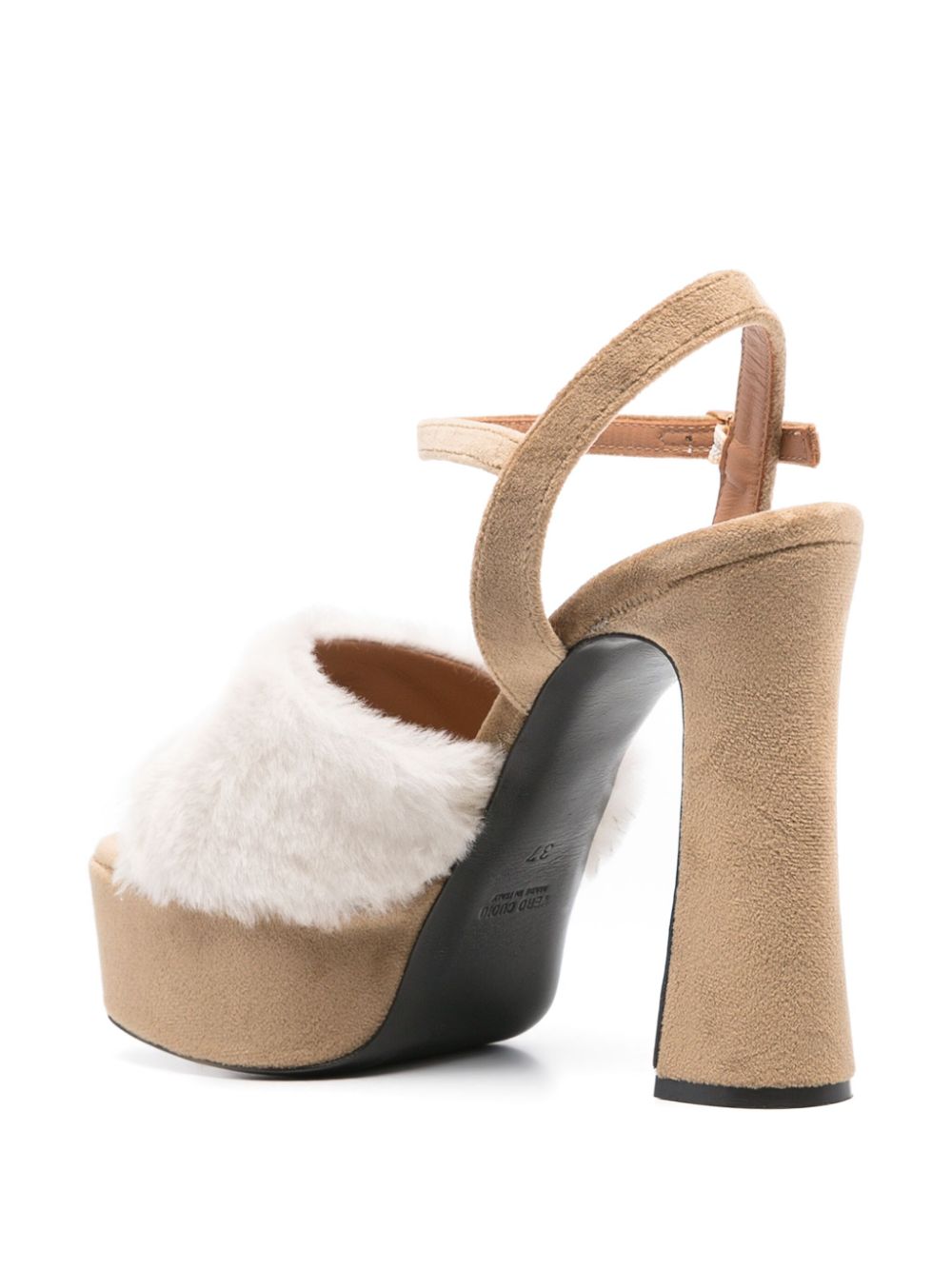 Platform Sandals with Block Heel