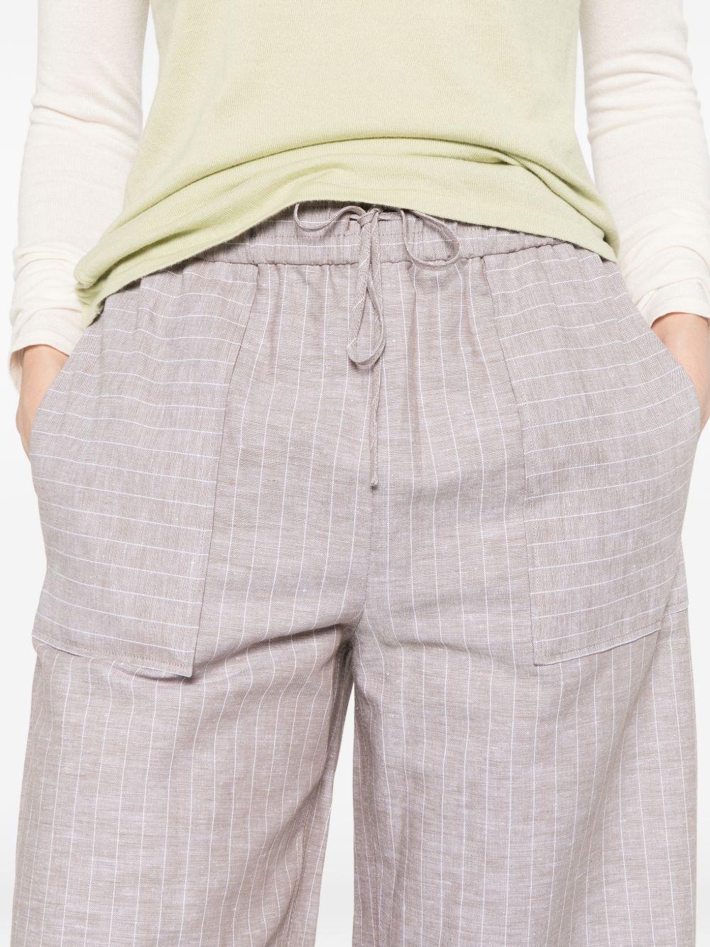 Wide-leg Pants with Elastic Waistband