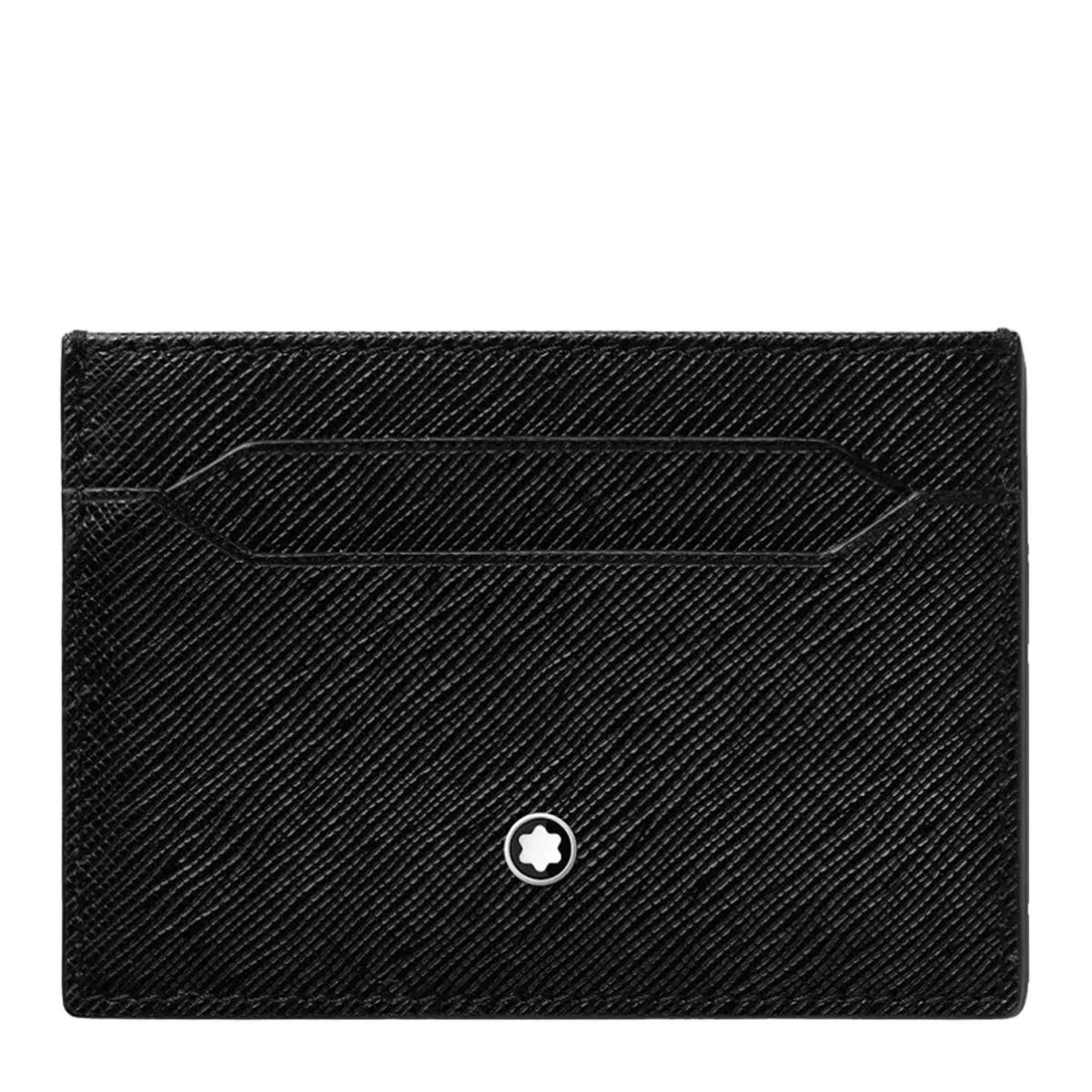 Textured Black Cardholder And Embossed Accents