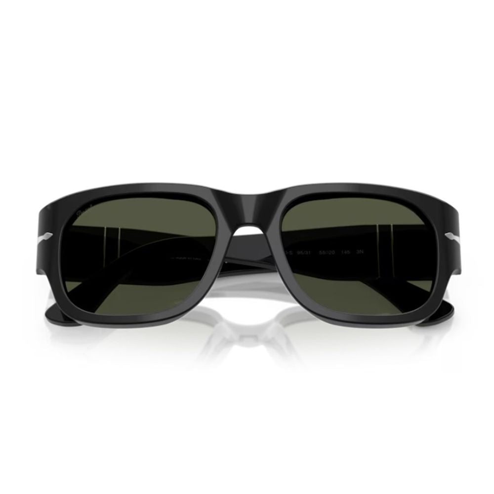 Po3380S Square Black Acetate Sunglasses