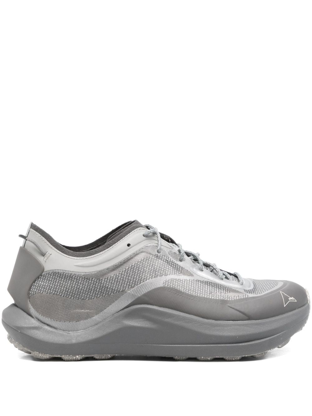 Dove Grey Sneakers With Water-Repellent Nylon