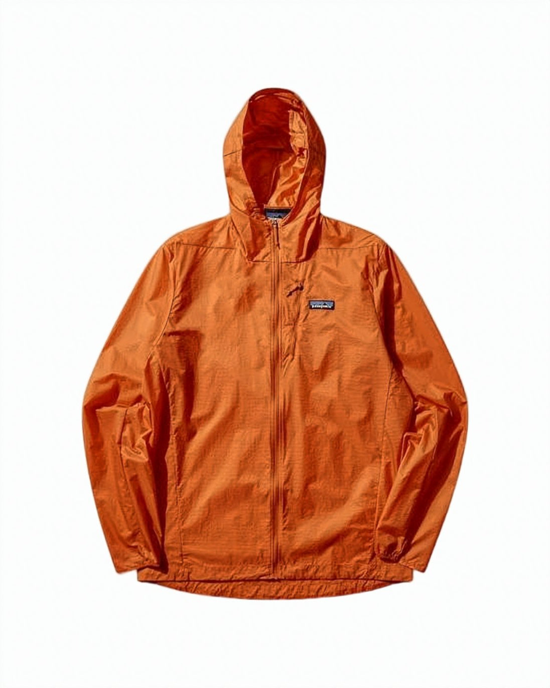 Lightweight Hooded Jacket With Full Zip Closure