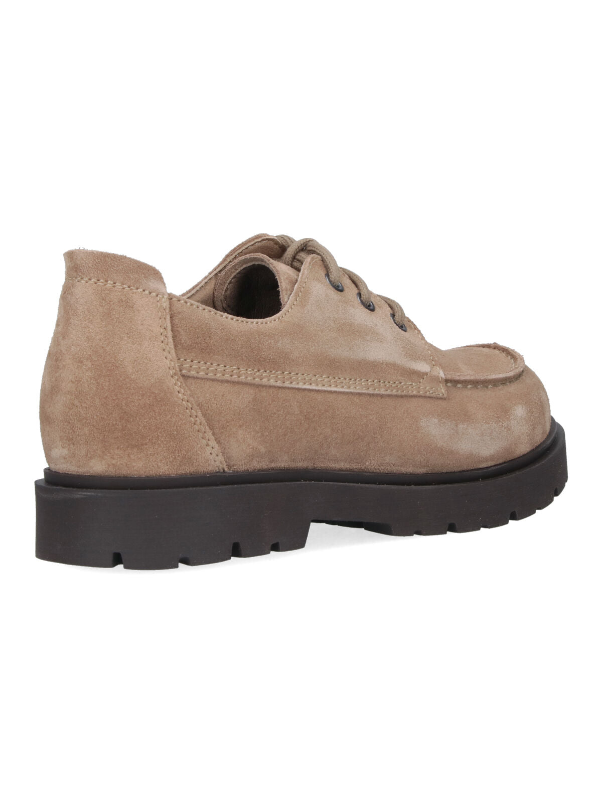 "Highwood Moc Lace Low" Derby Shoes – Taupe