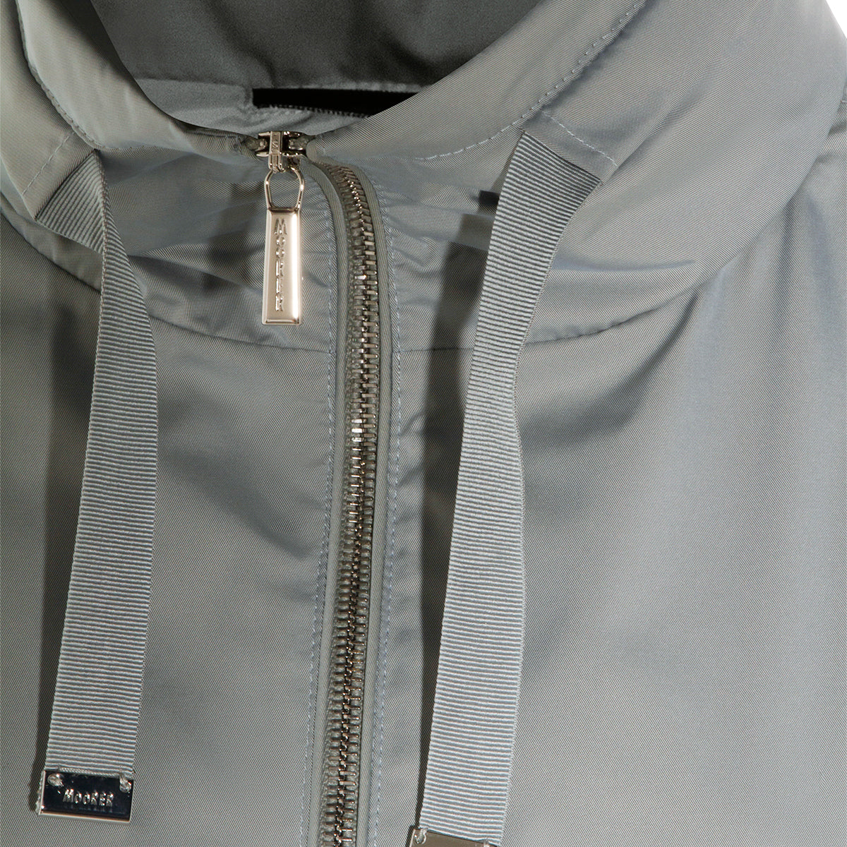 Grey Zip Casual Jacket