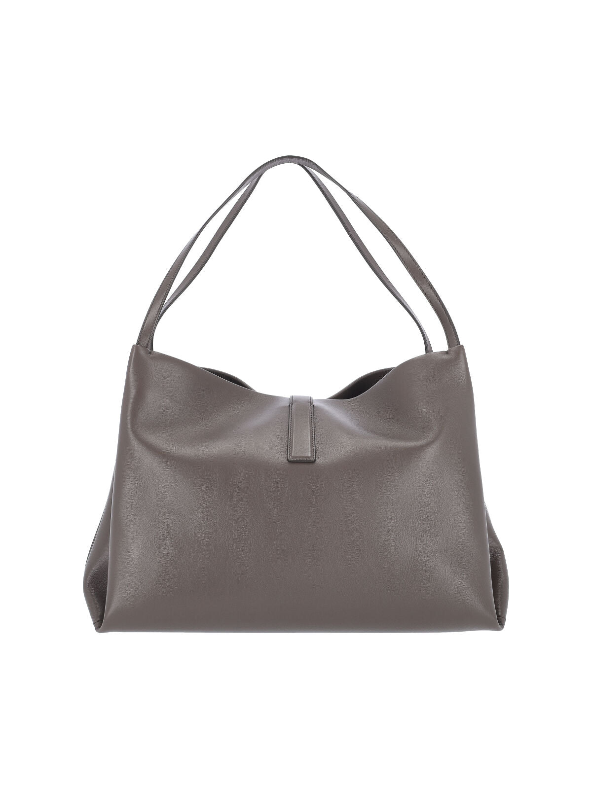 Grey Minimalist Bag With Elegant Structure