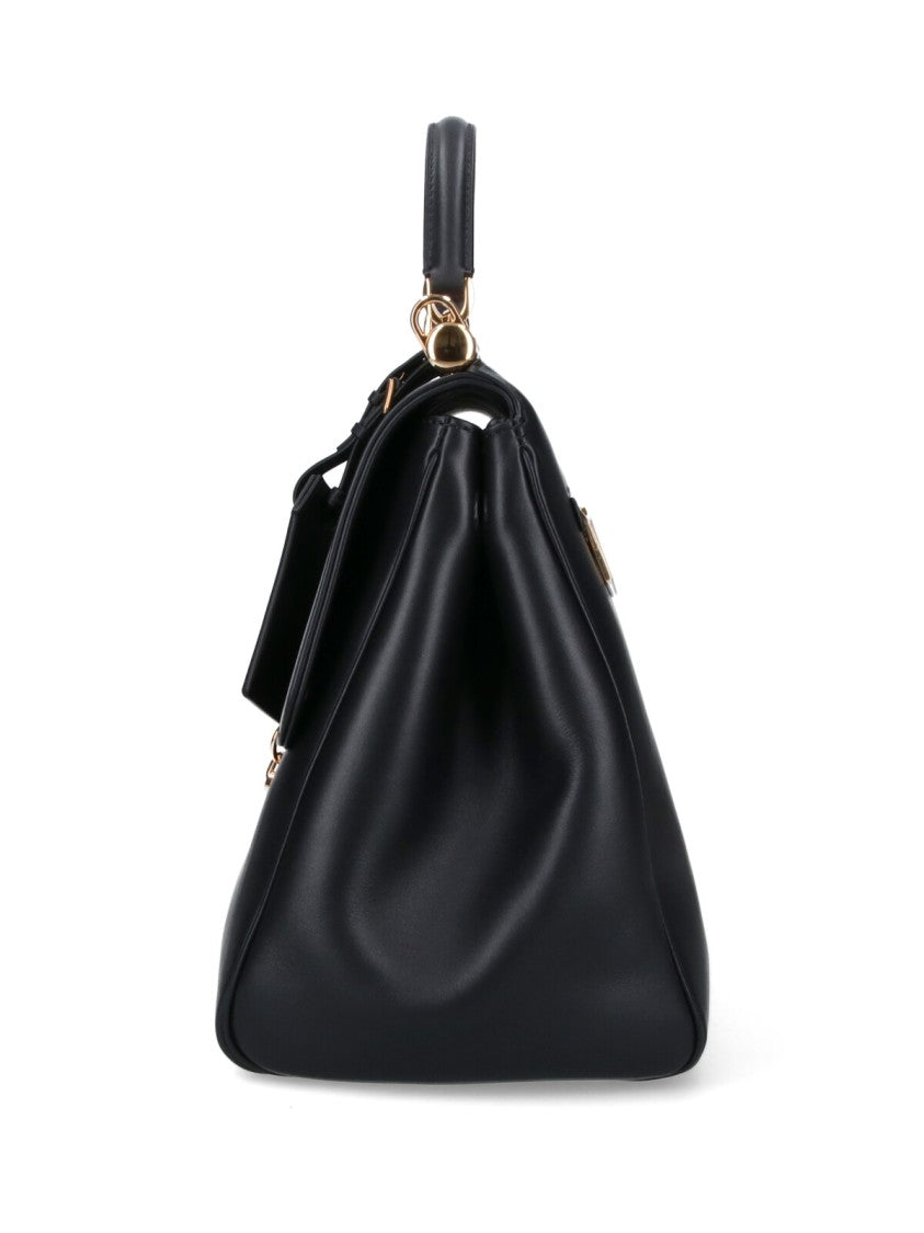 'My Sicily' Large Handbag – Black