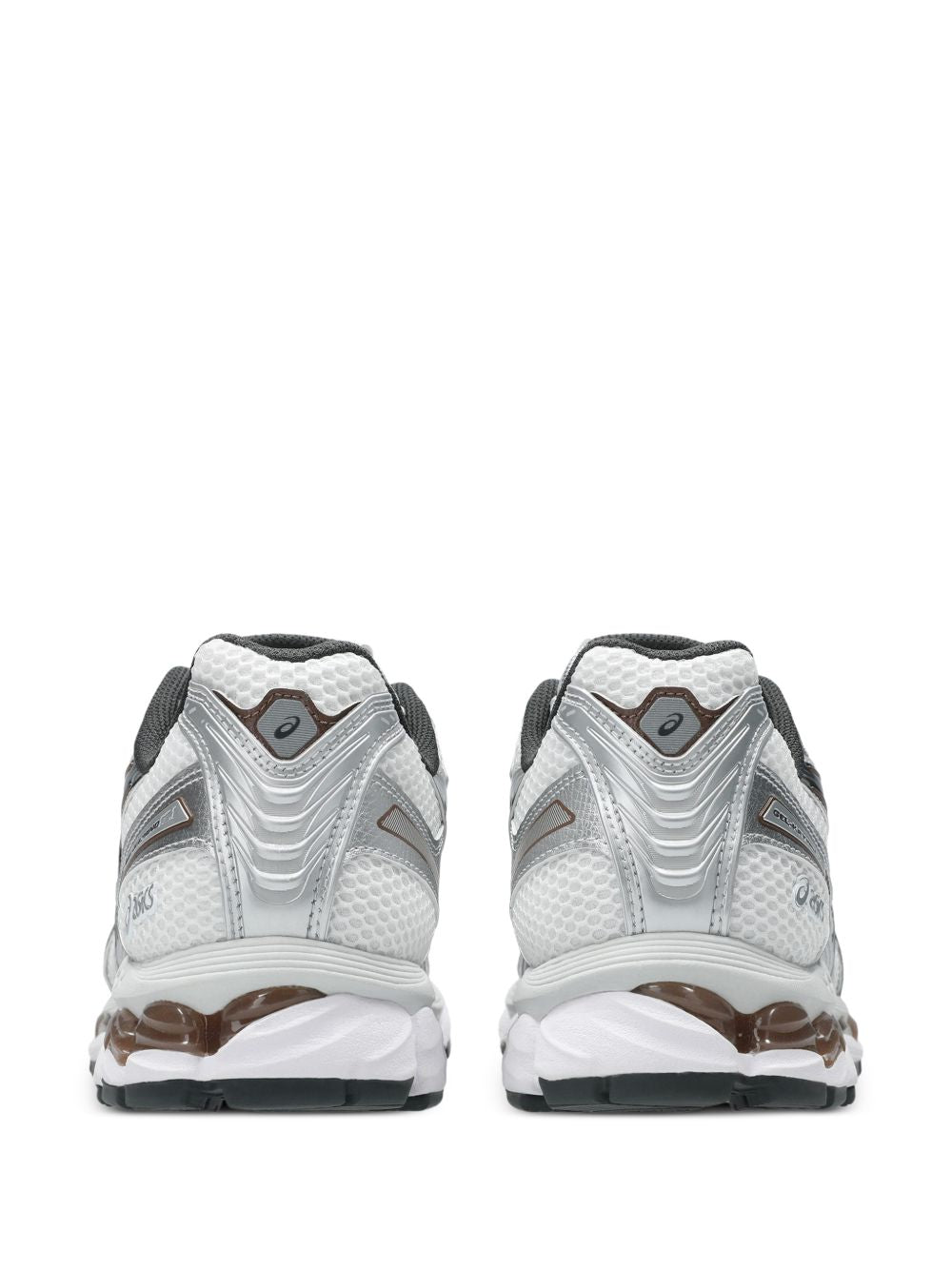 Silver Synthetic Leather Sneakers