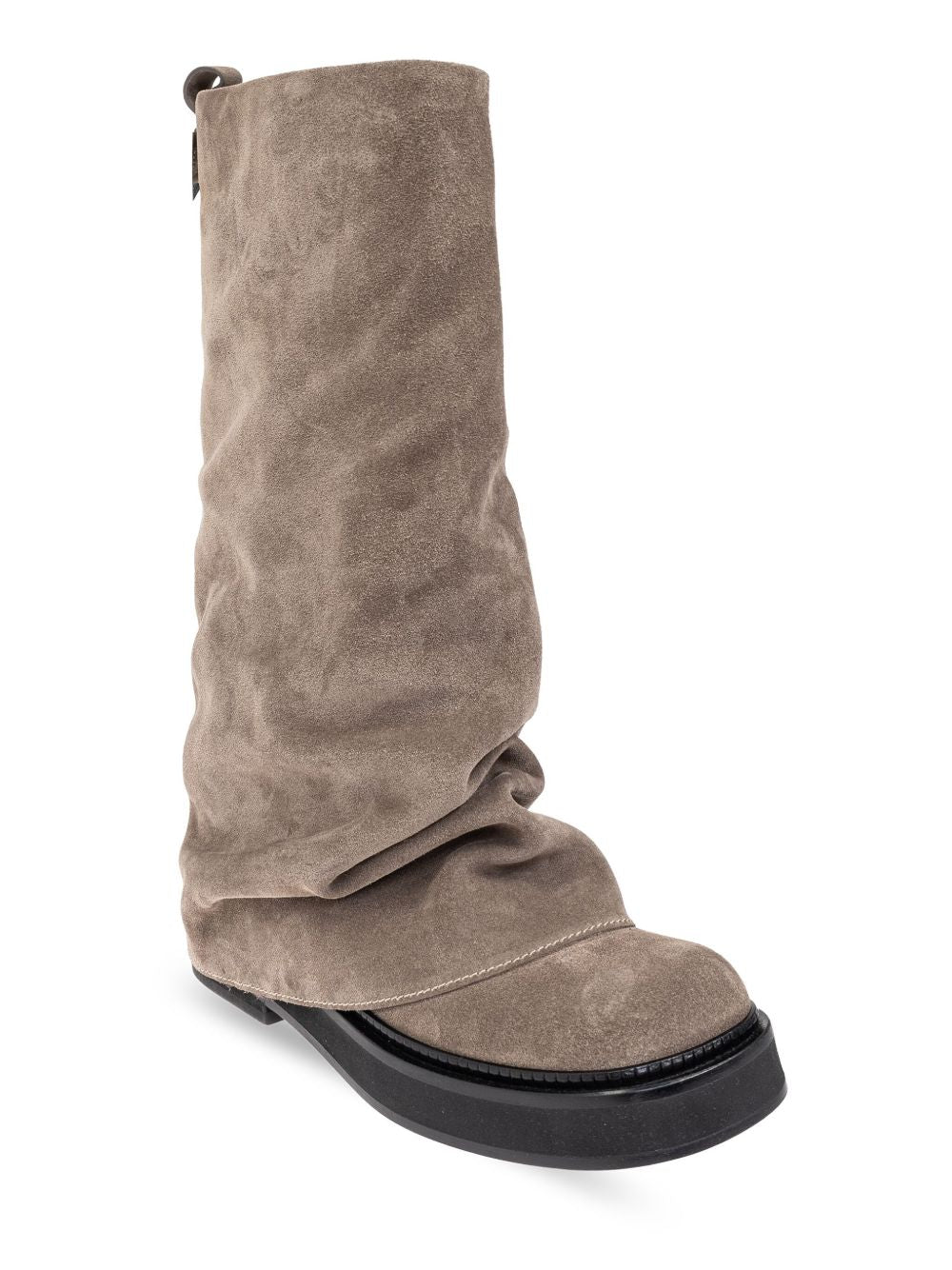 Miękkie, zamszowe, luźne buty bojowe