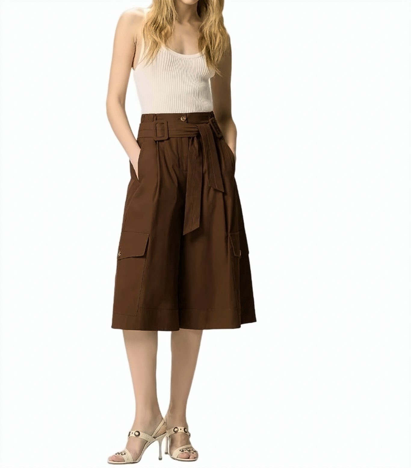 Patricia Belted Cargo Short Trousers